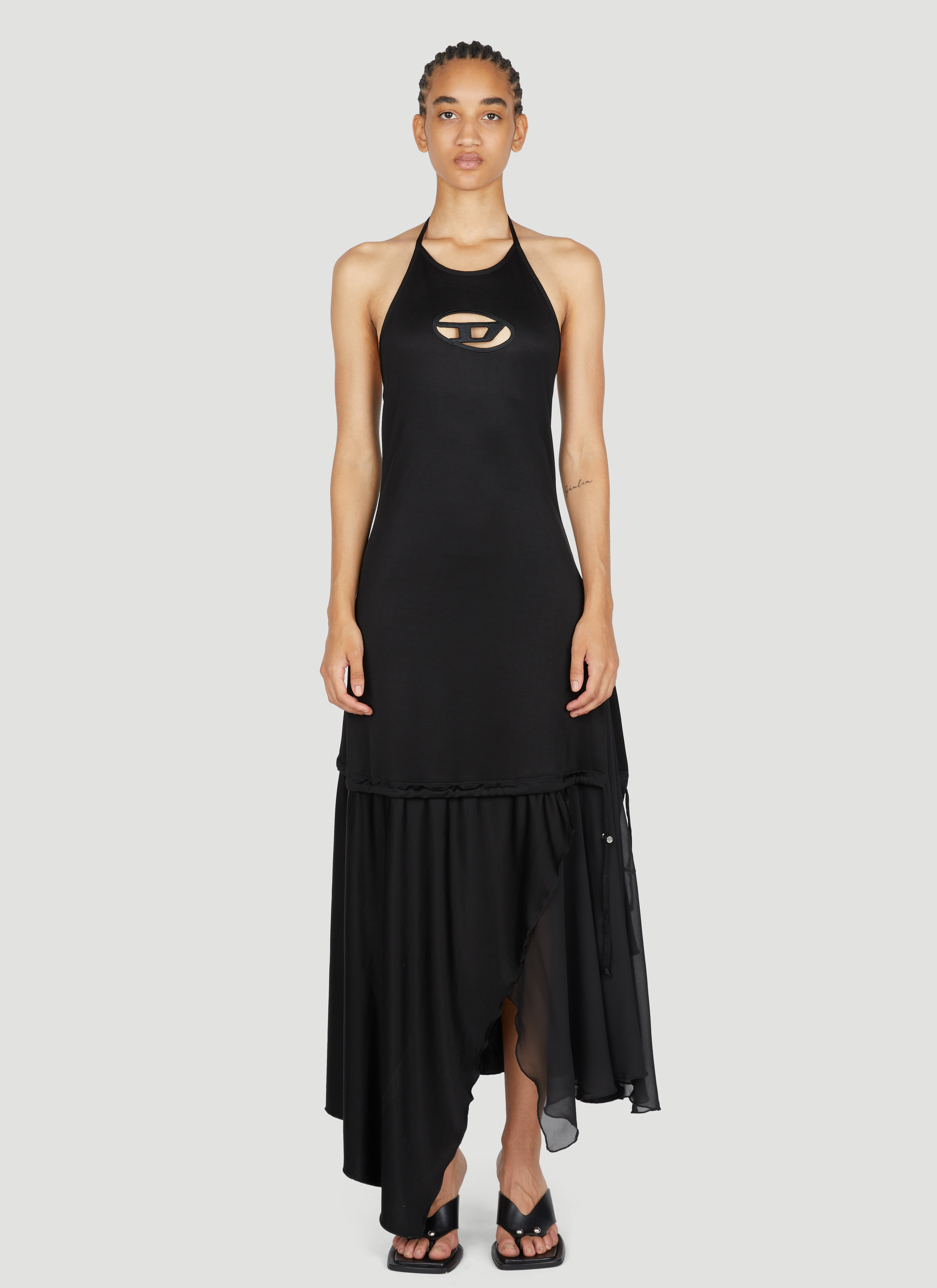 Sleeveless Tunic Dress With an Asymmetric Hem | STEPHIN LALAN