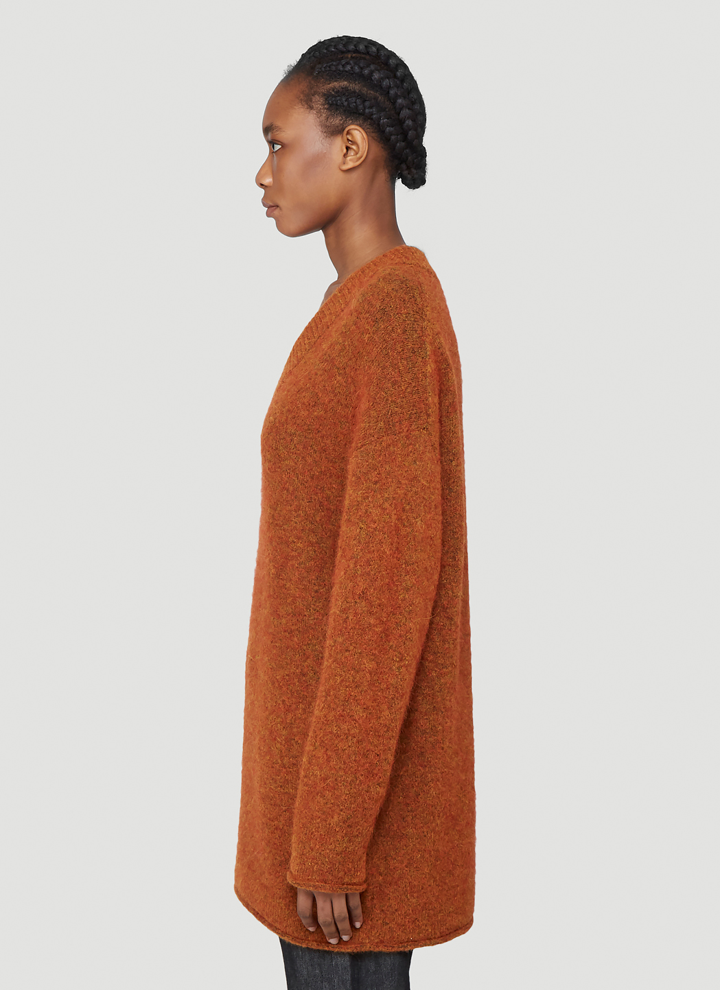 Acne Studios Oversized Knit Sweater in Orange | LN-CC