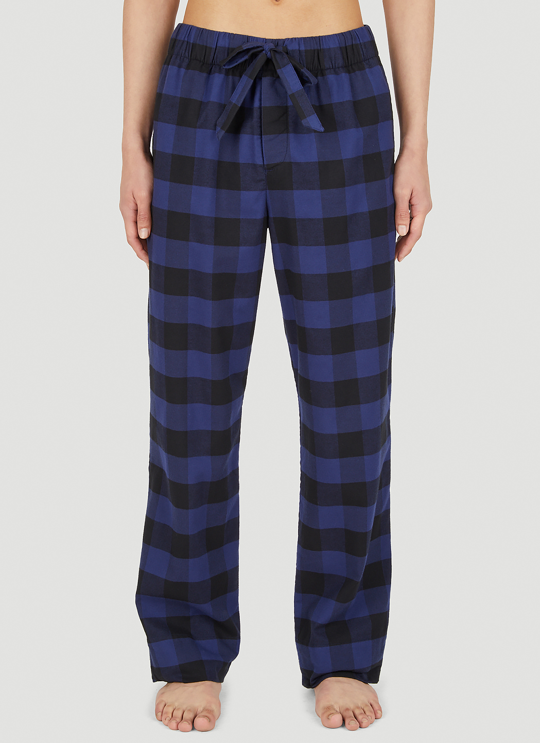 Drawstring Gingham Sleep Pants