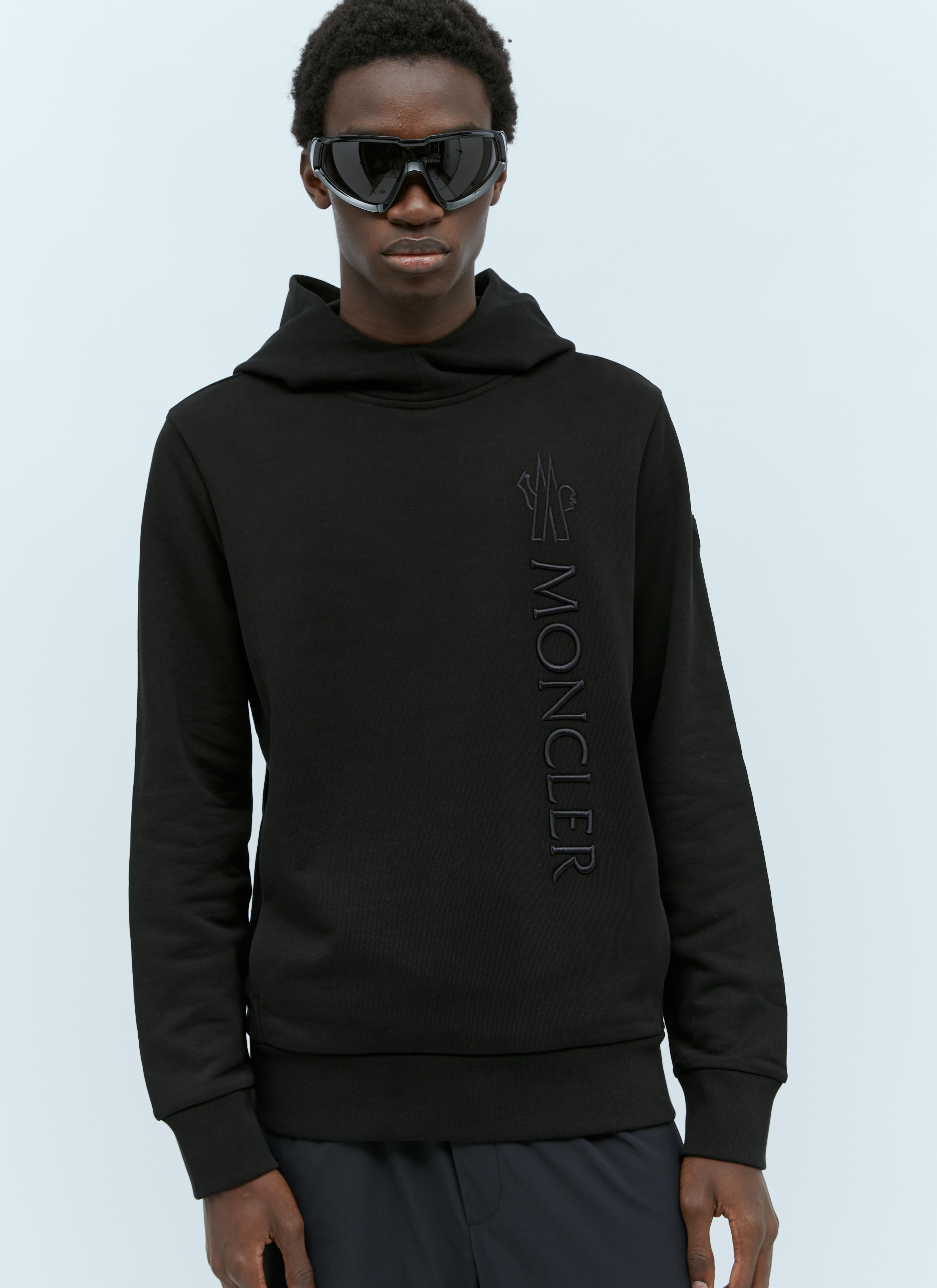 Moncler black online hoodie