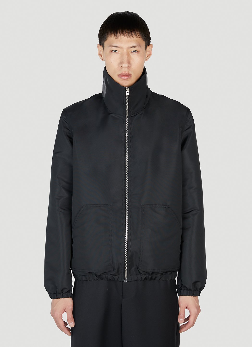 Alexander McQueen Windbreaker Jacket in Black | LN-CC