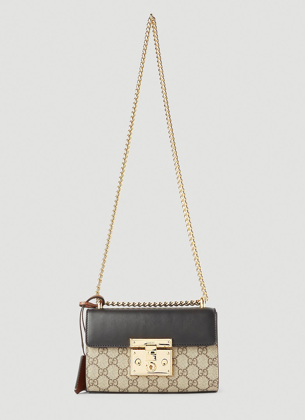 Gucci Padlock Small Shoulder Bag in Beige LN CC