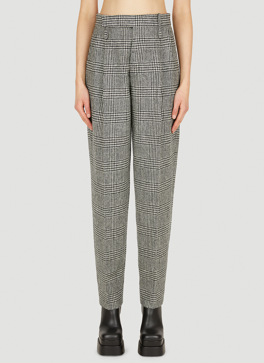 Gucci Prince of Wales Pants in Grey | LN-CC