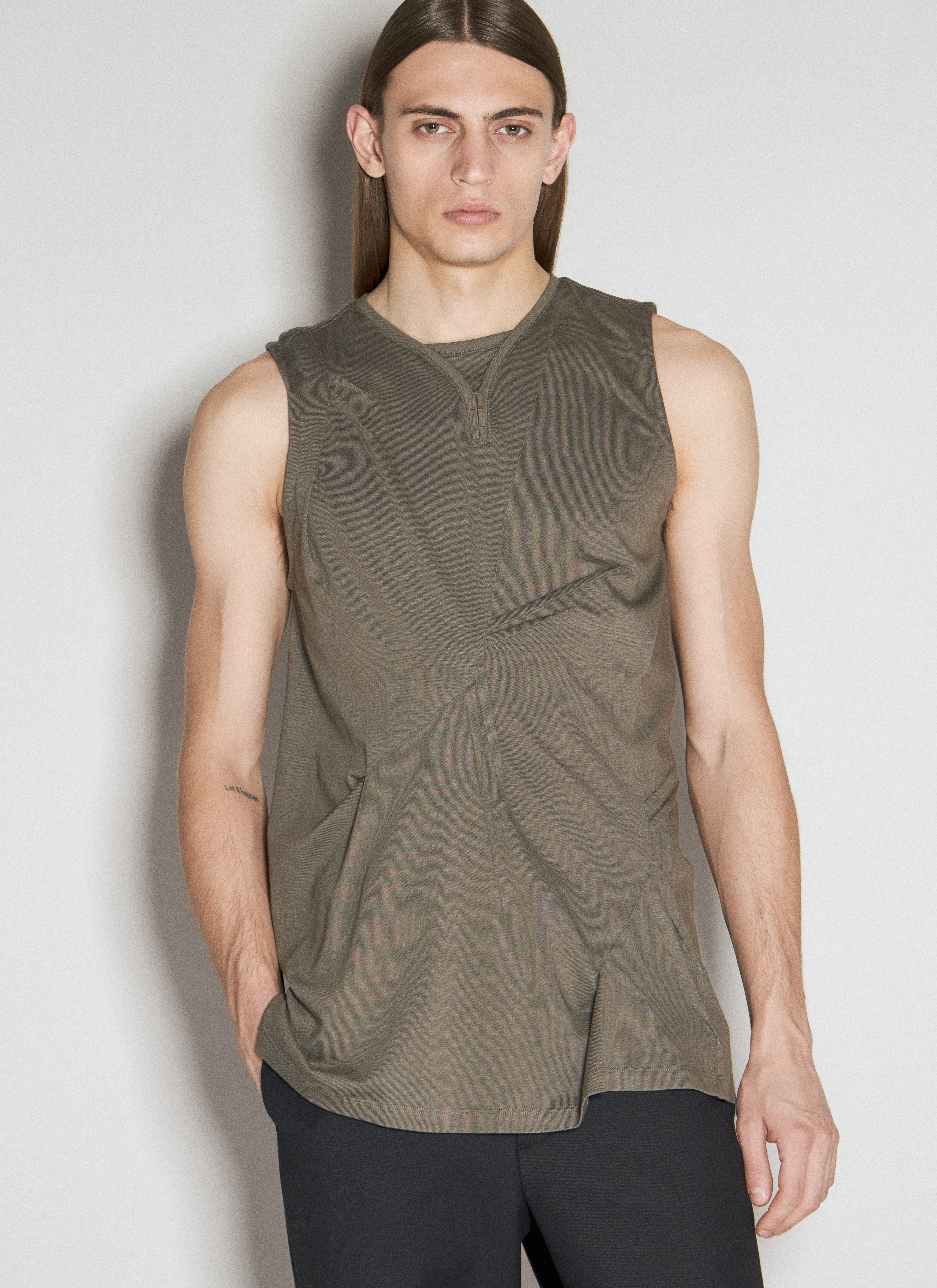 Kiko kostadinov DEULTUM DARTED VEST - トップス