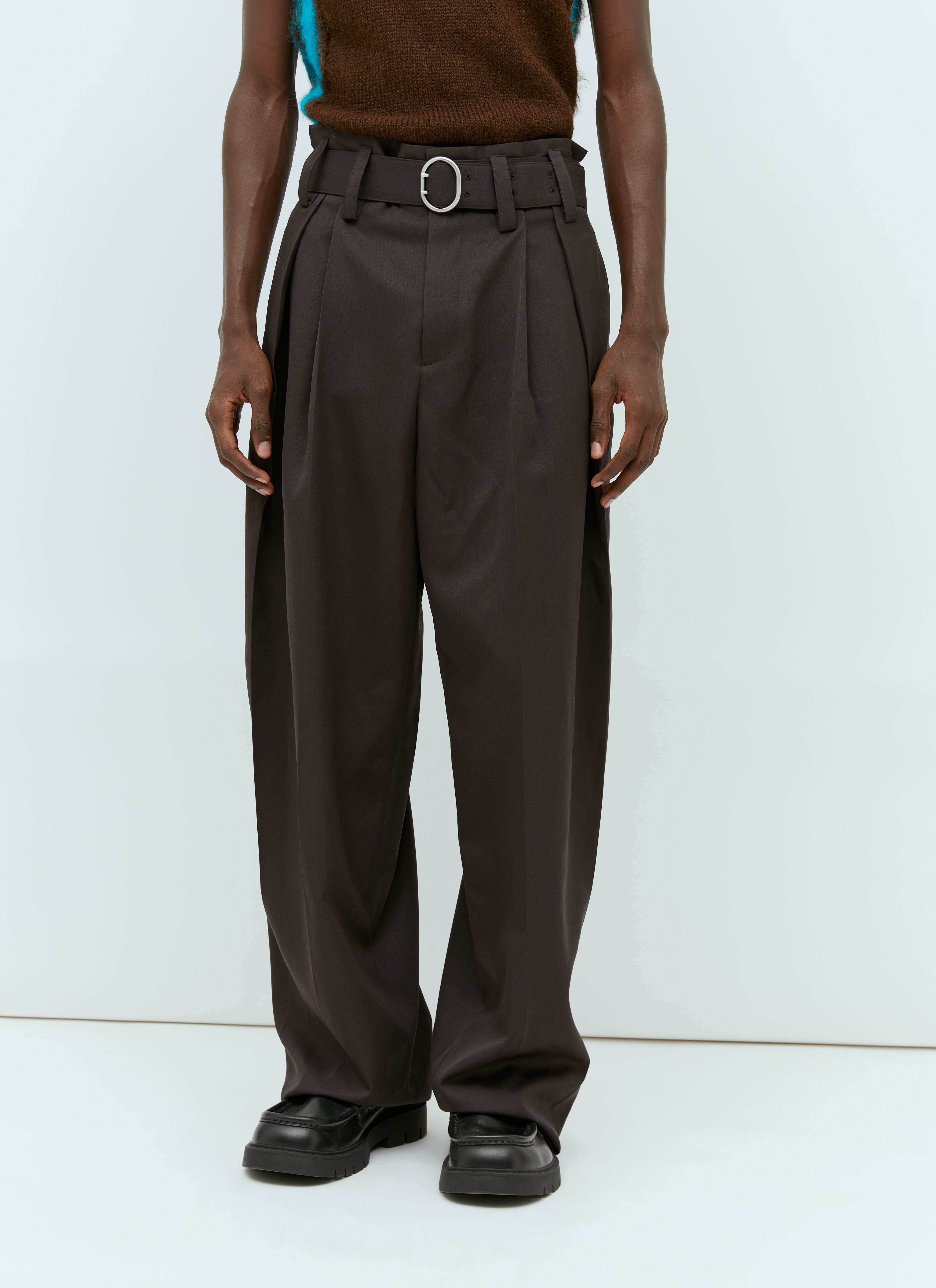 Belted Trousers Man  Jil Sander Official Online Store