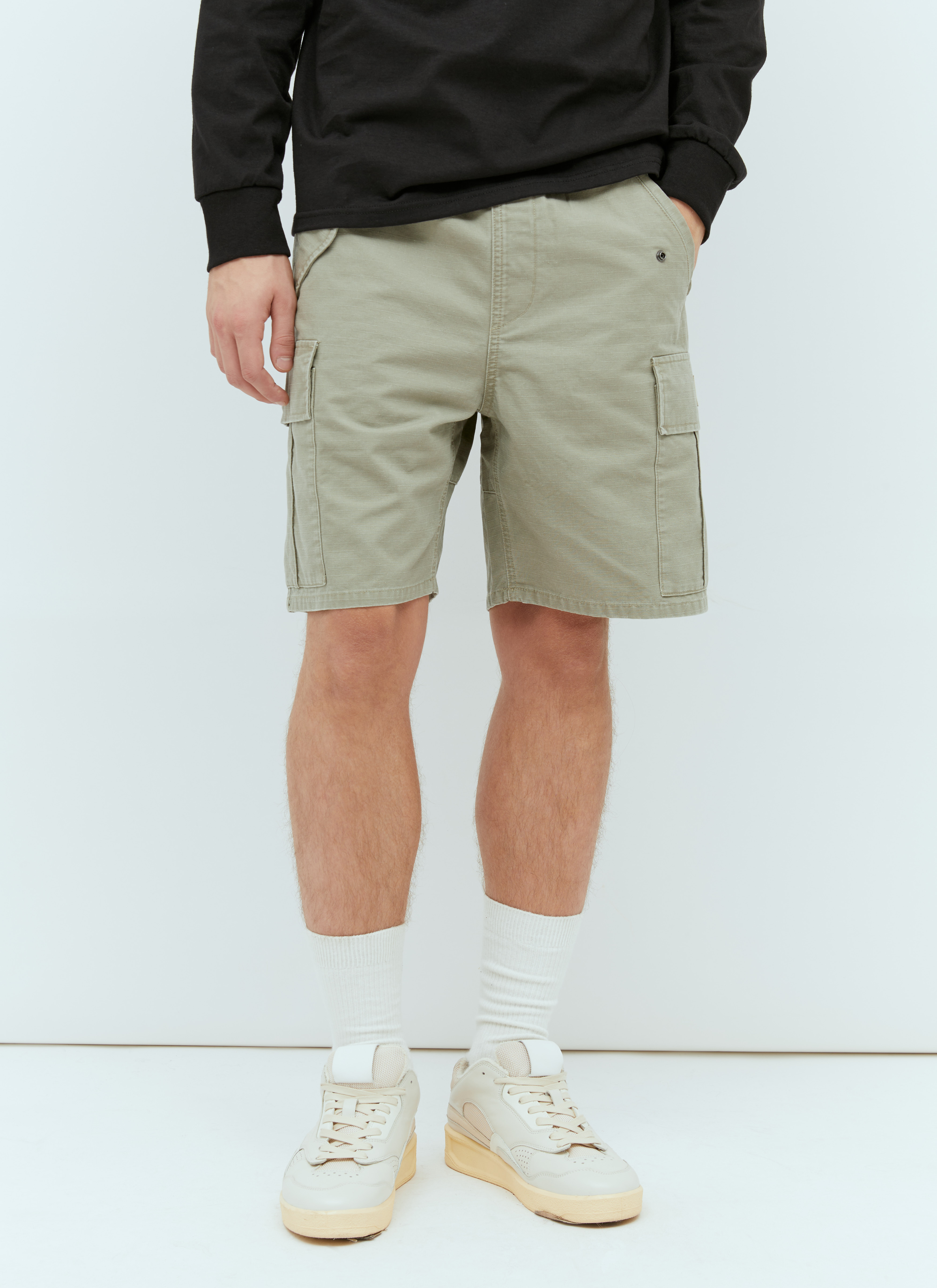 Stussy Men s Ripstop Cargo Beach Shorts in Khaki LN CC