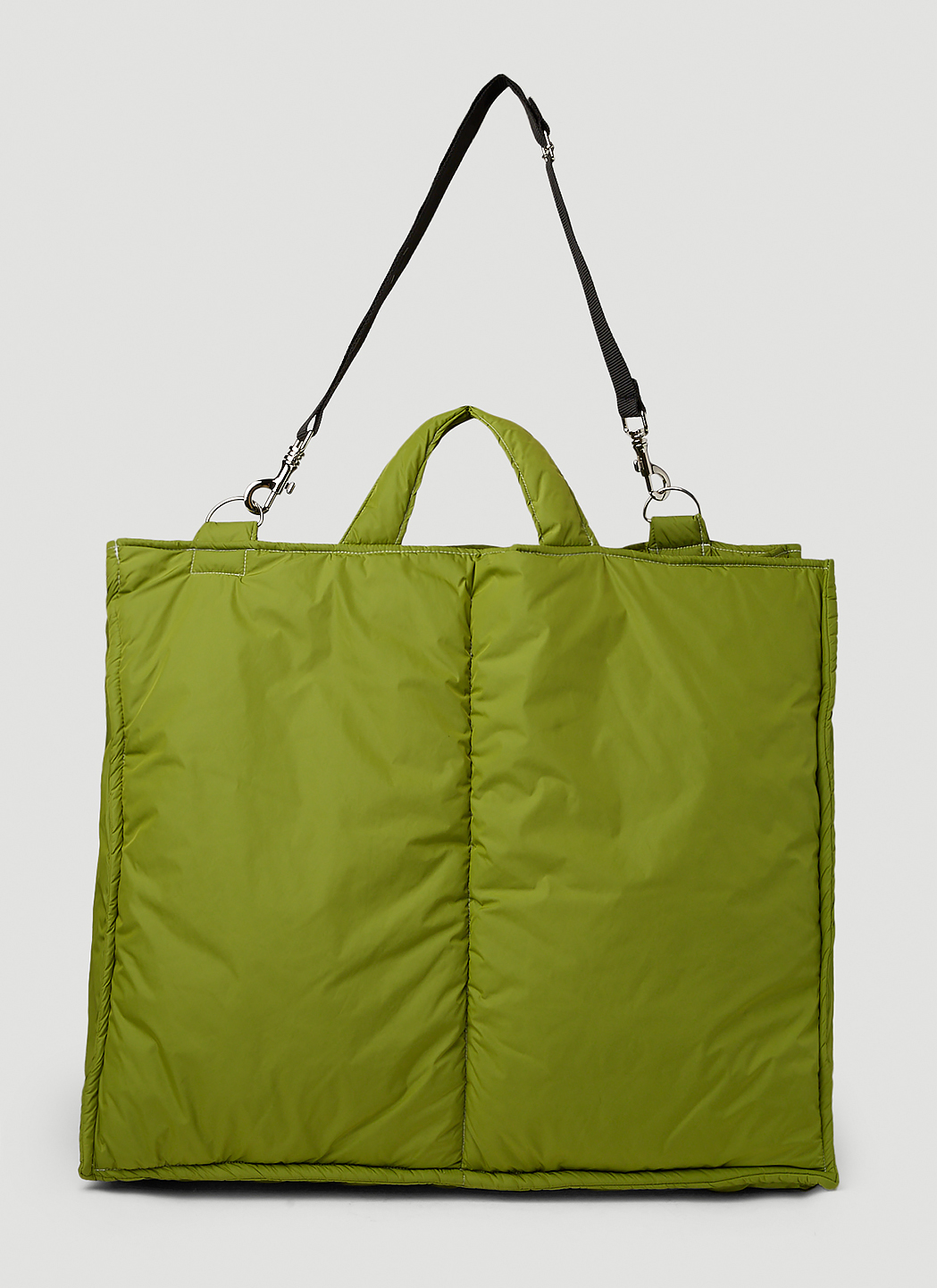 Camiel Fortgens Men's Puffed XL Tote Bag in Green | LN-CC®