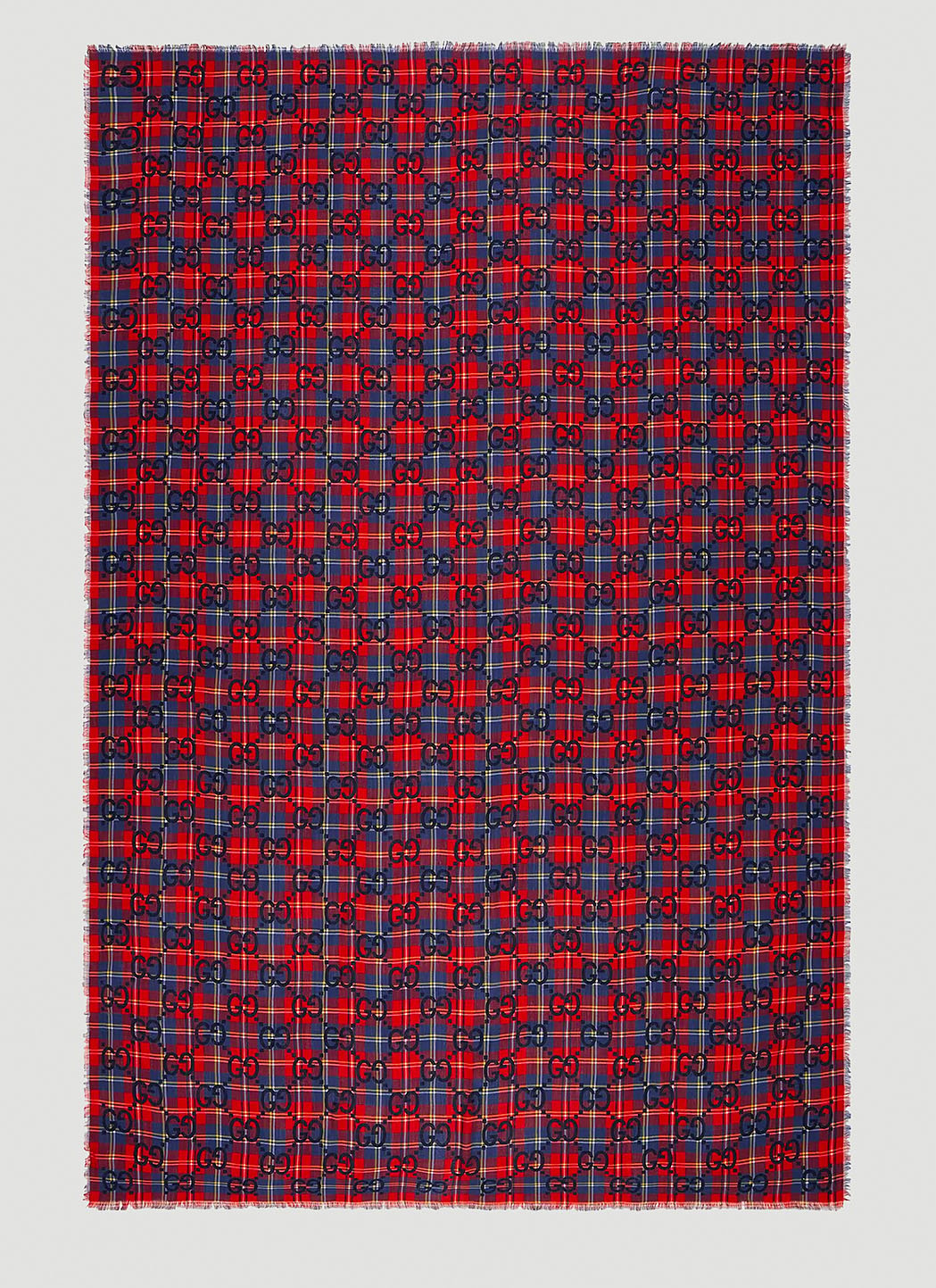 Gucci tartan hot sale scarf