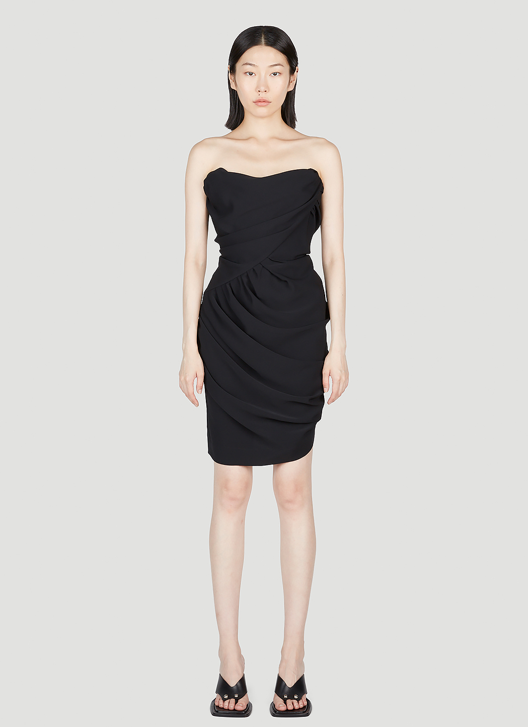 Vivienne Westwood ブラック ポインテッドコルセットドレス | LN-CC®