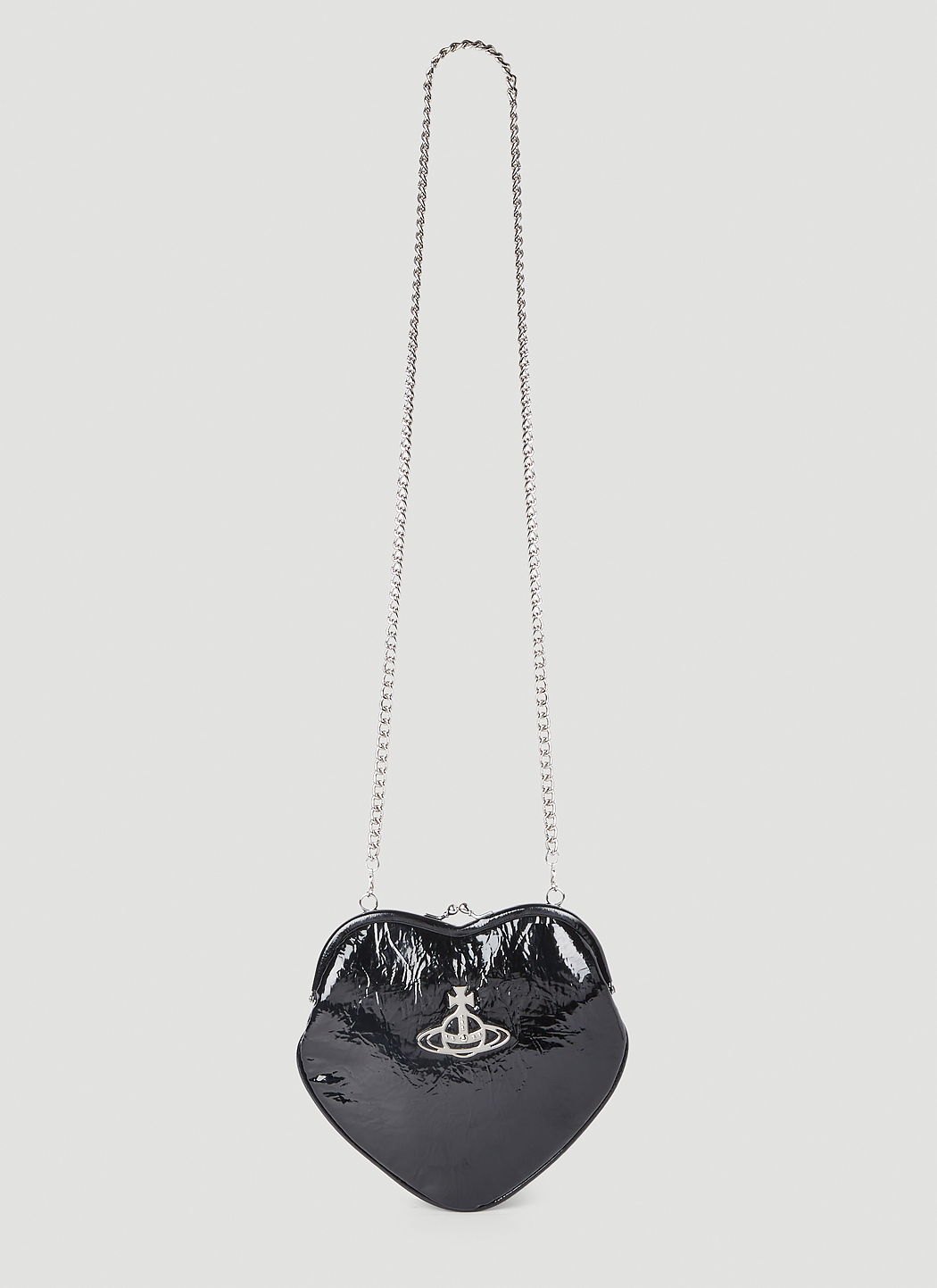 Vivienne Westwood black Belle Heart Purse Cross-Body Bag