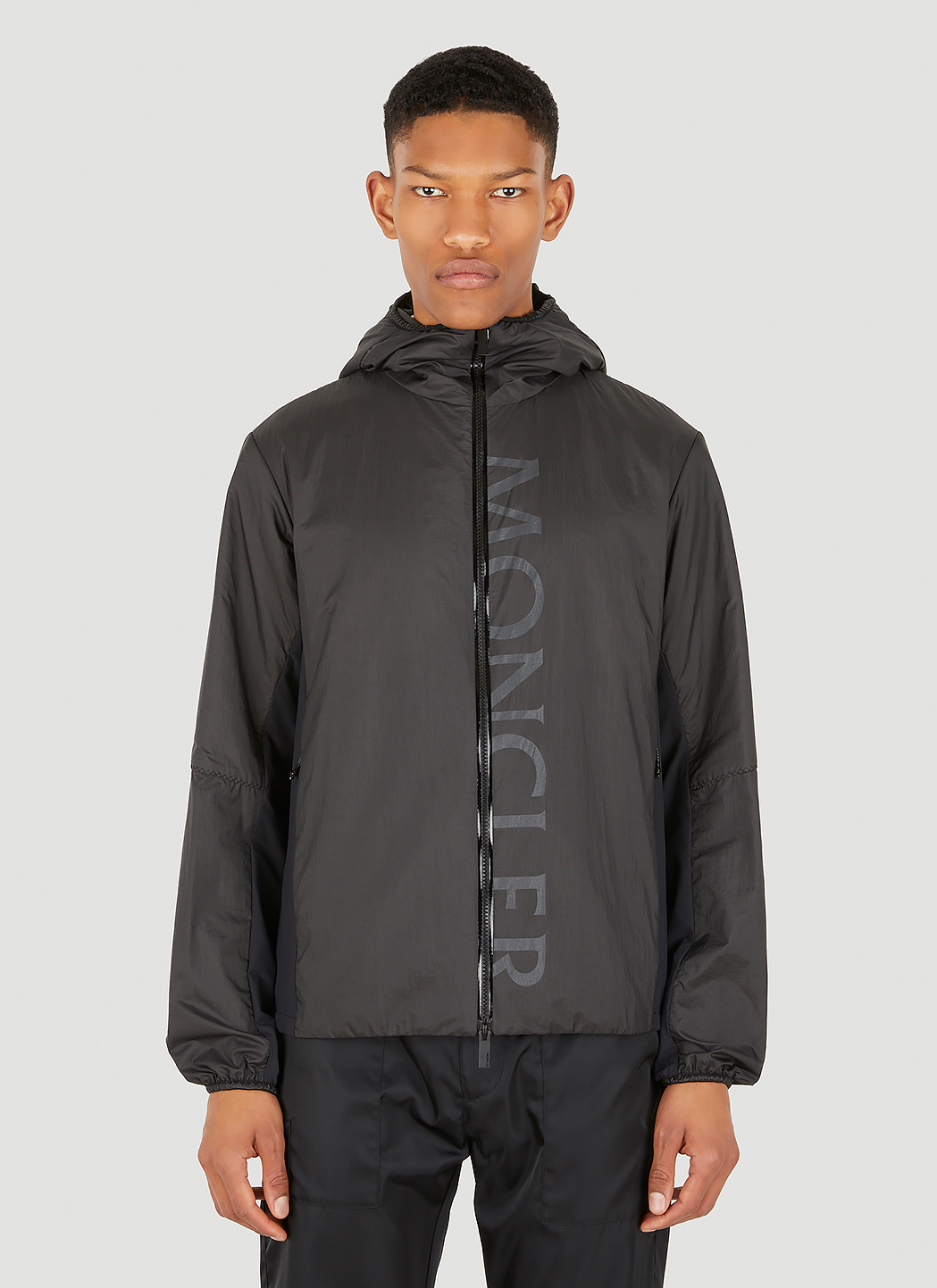 Moncler Men's Ichiro Ripstop Windbreaker Jacket in Black