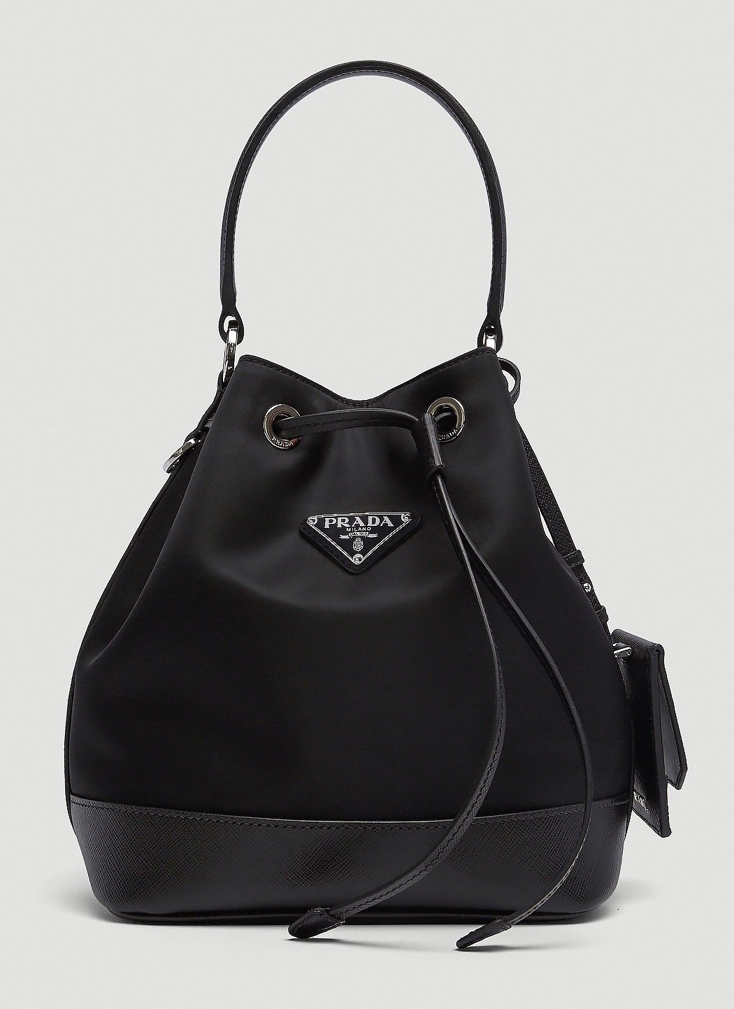 Prada Nylon Bucket Bag in Black LN CC