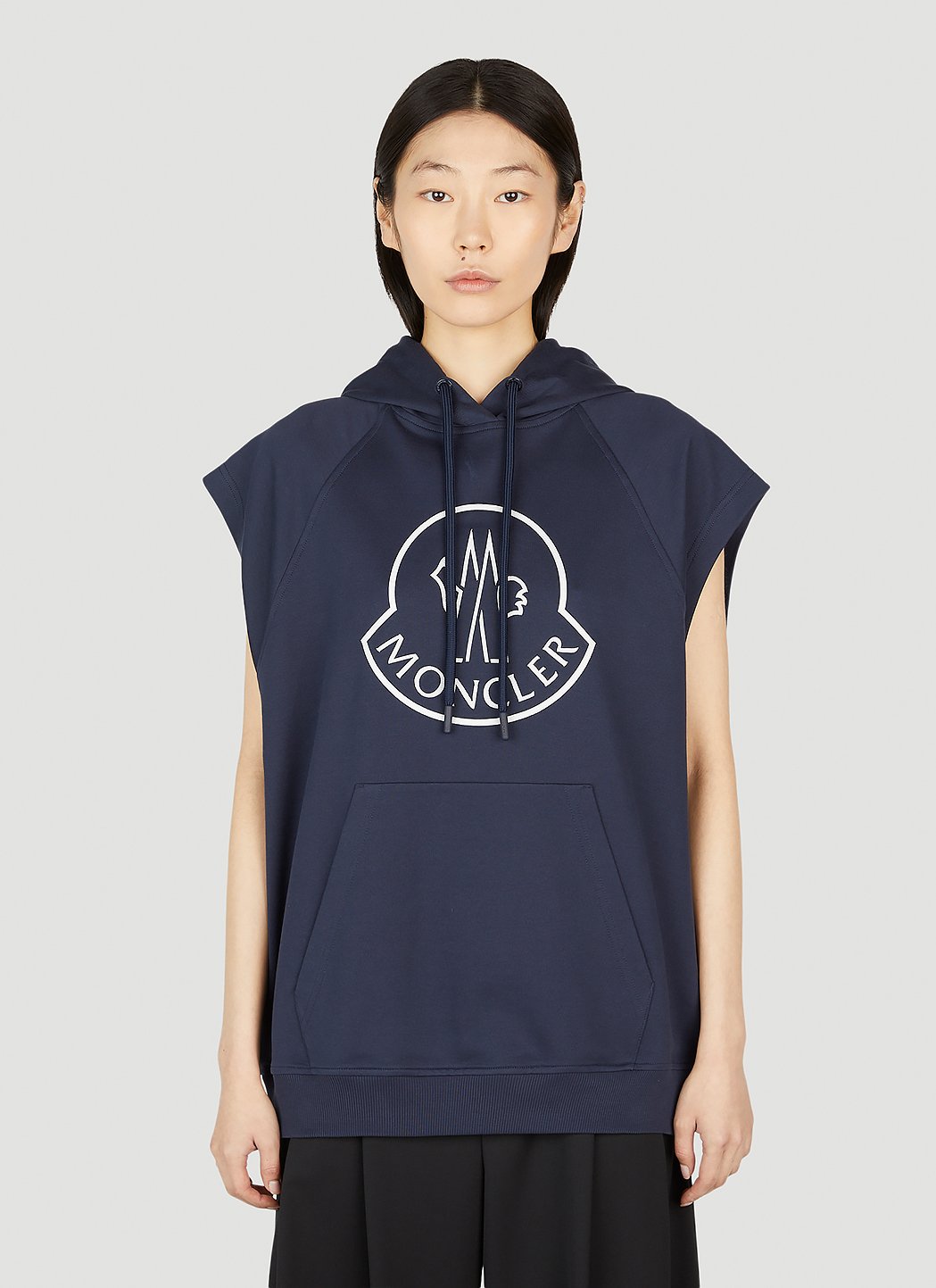 Moncler sleeveless clearance hoodie