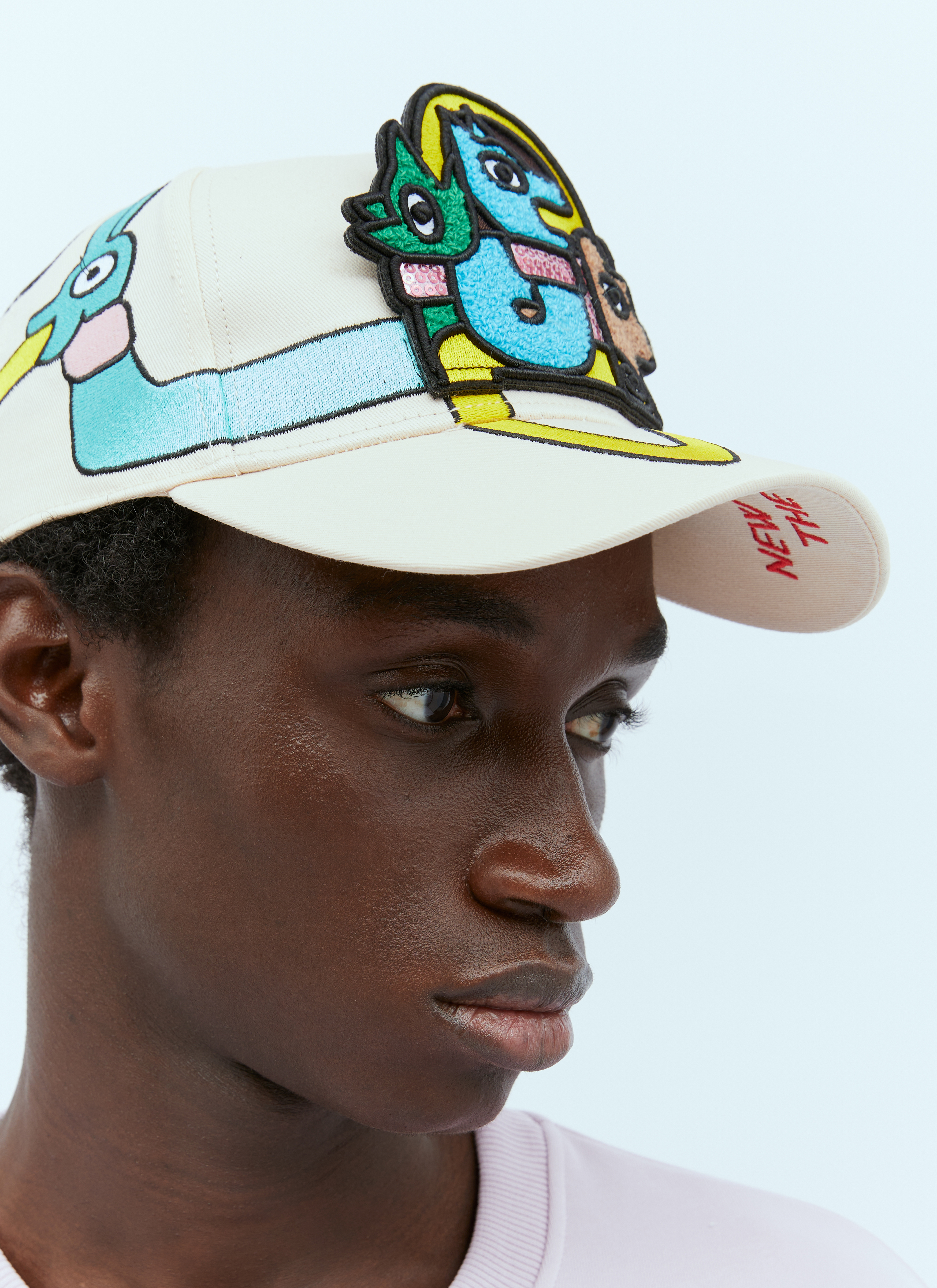 Walter Van Beirendonck Otranto Baseball Cap in Cream | LN-CC®