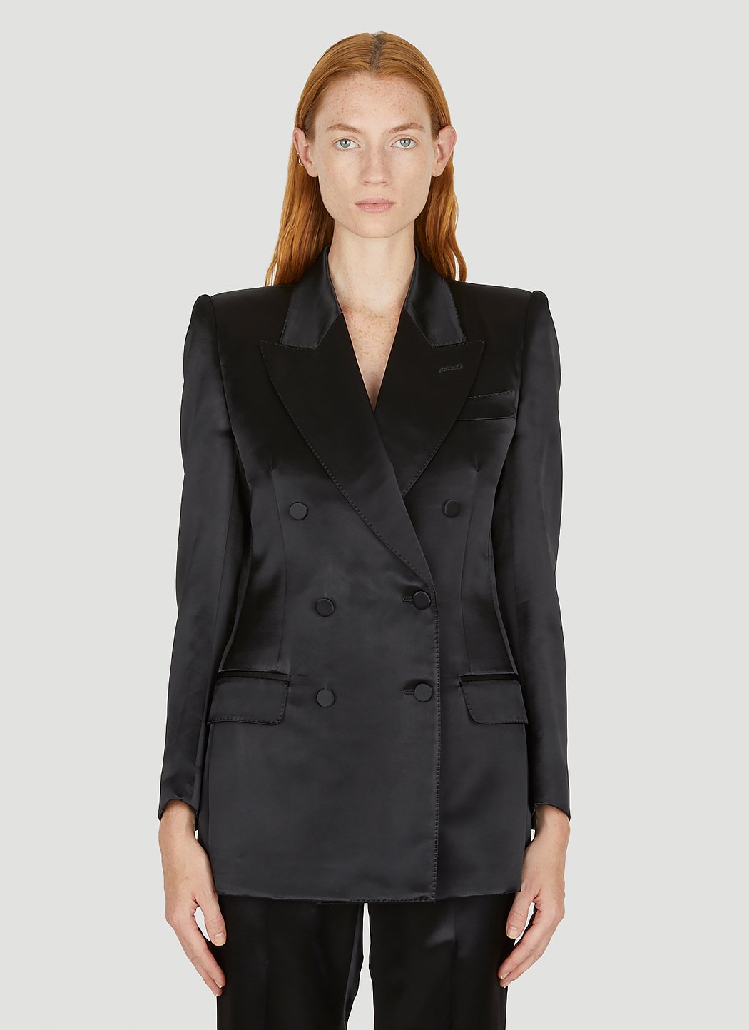 Gucci Double Breasted Blazer in Black LN CC