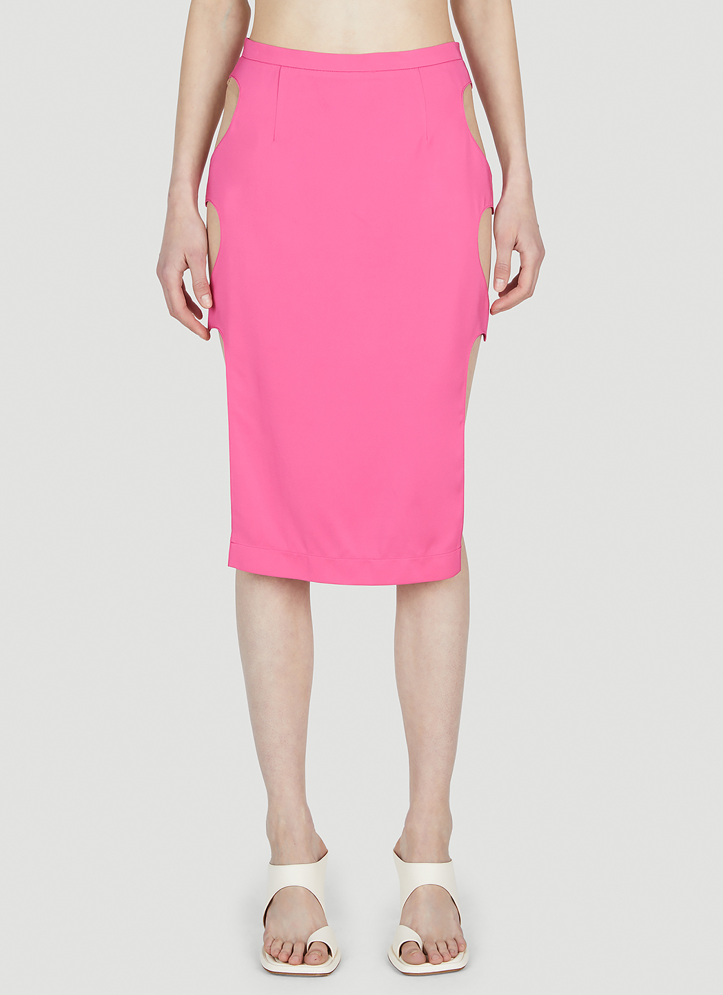 Pink pencil cut clearance skirt