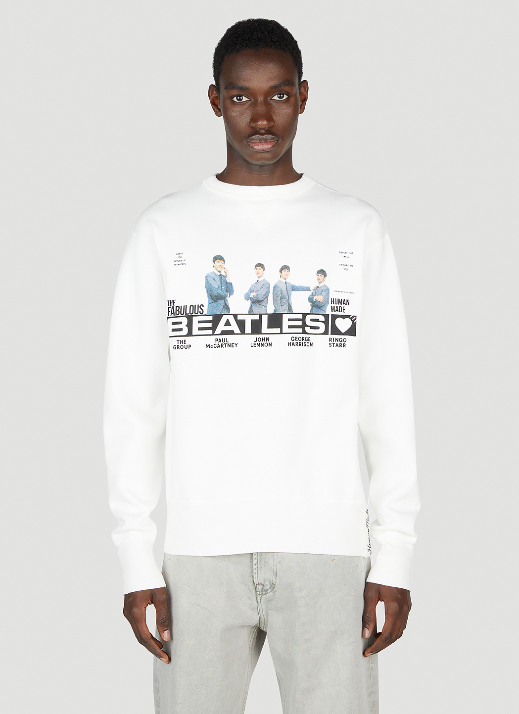 Human Made Beatles Sweatshirt in White | LN-CC®