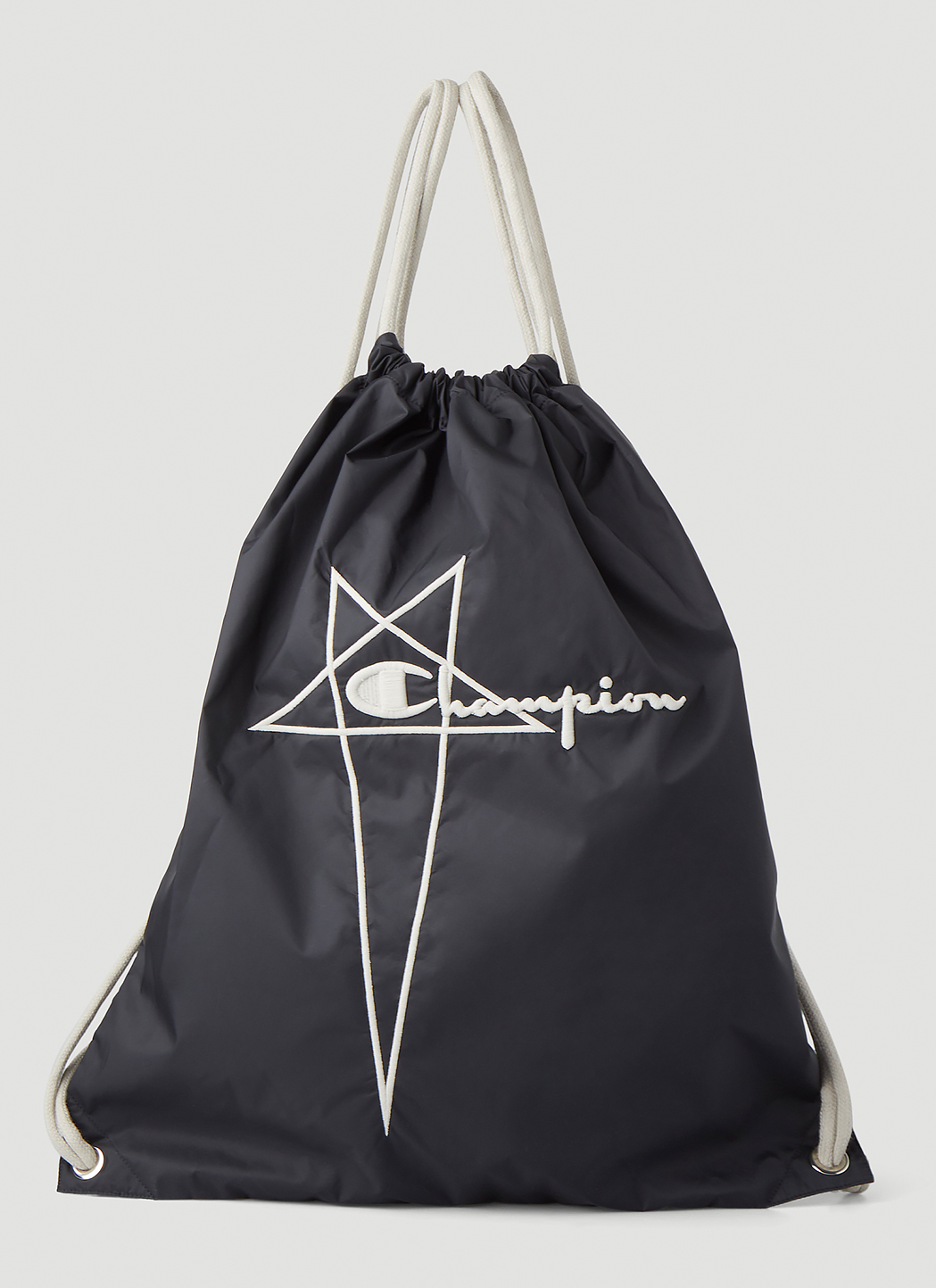 Rick Owens x Champion Drawstring Backpack in Black | LN-CC®