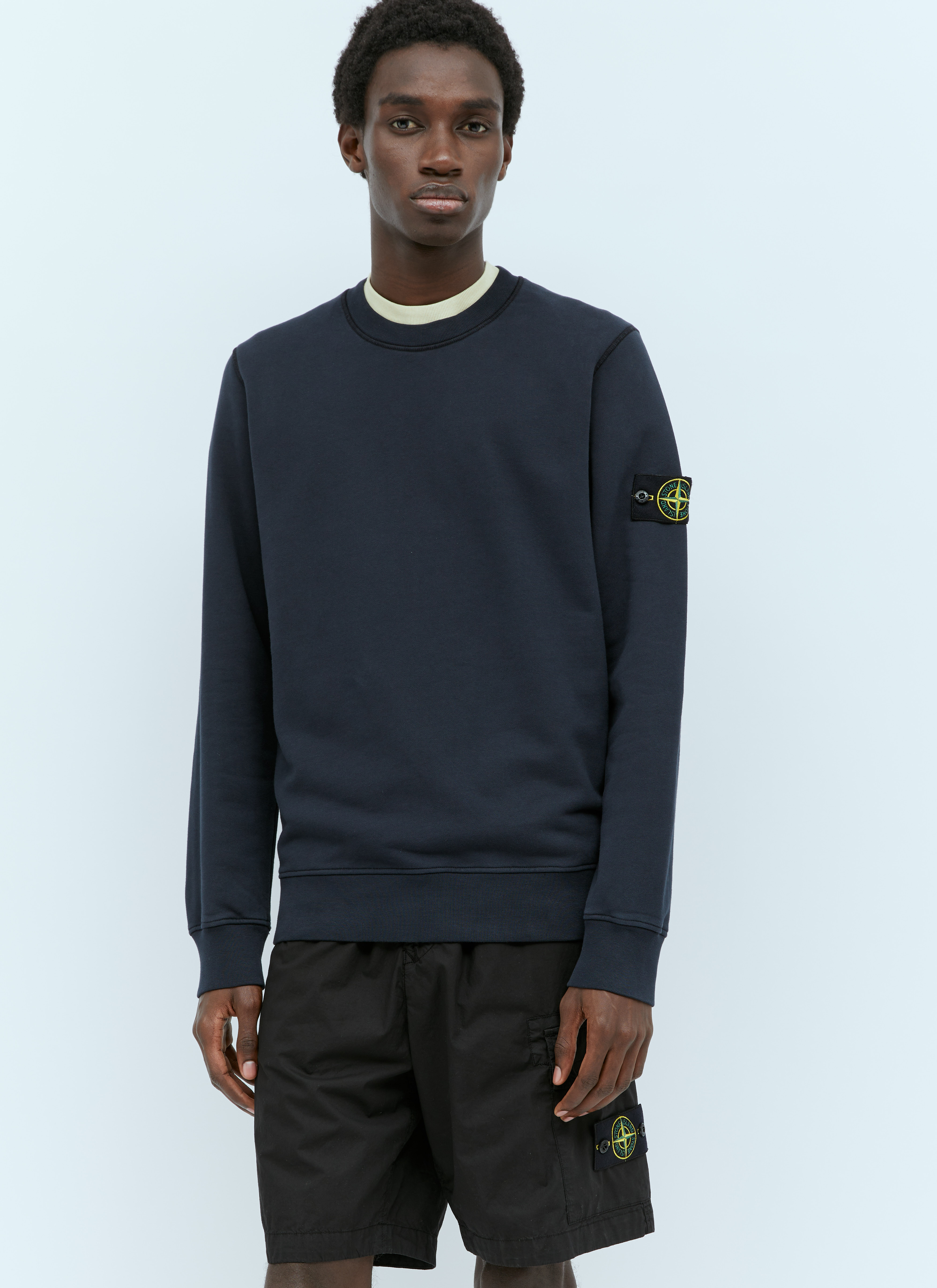 Stone island store crew neck navy