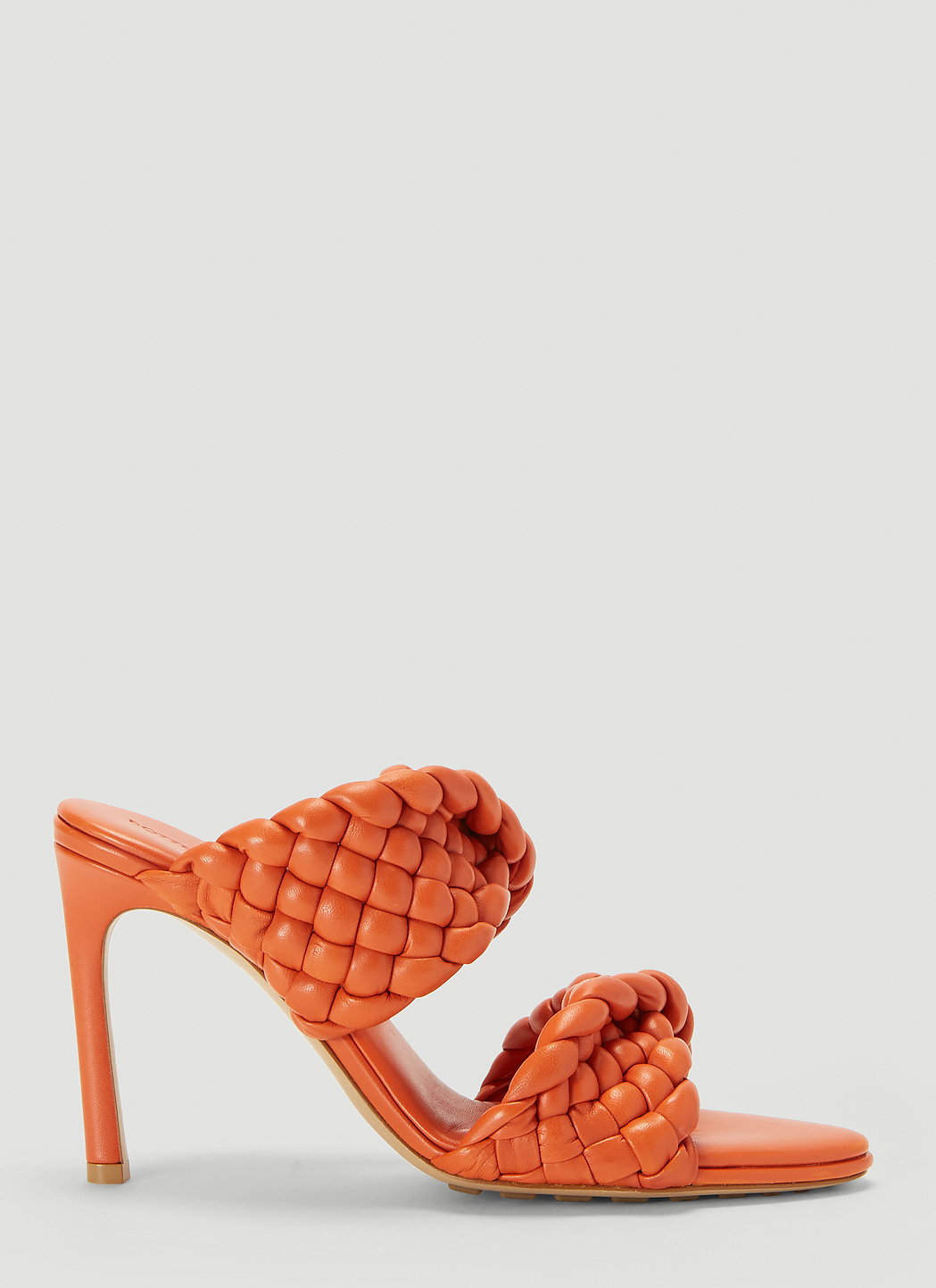 Bottega Veneta BV Curve Sandals en Orange LN CC