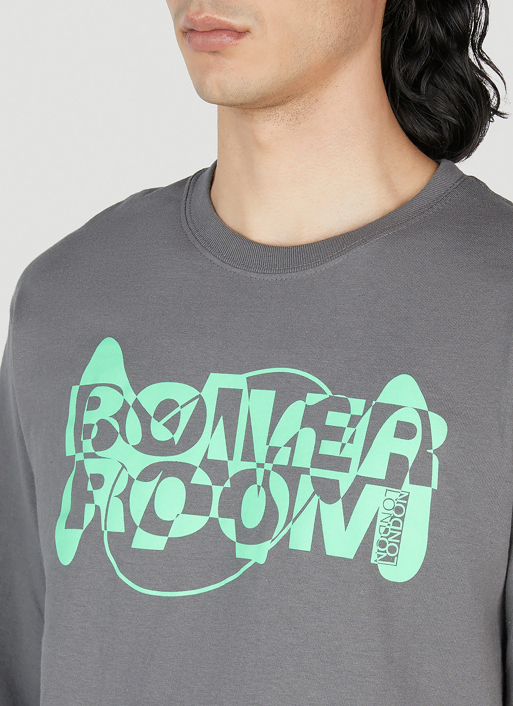 Boiler Room x P.A.M. Logo Print Long Sleeve T-Shirt | Smart Closet