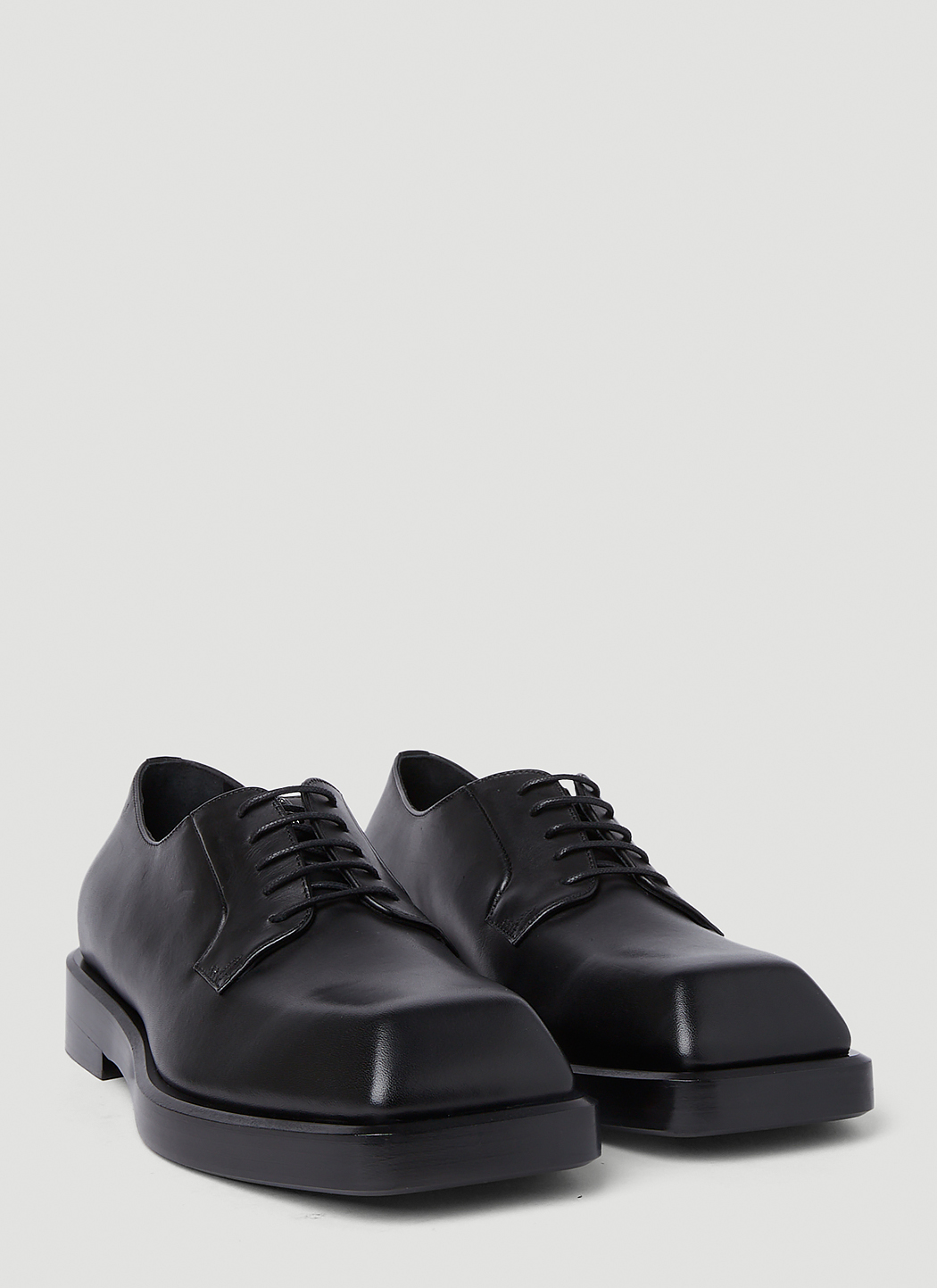 Versace polished deals derby shoes