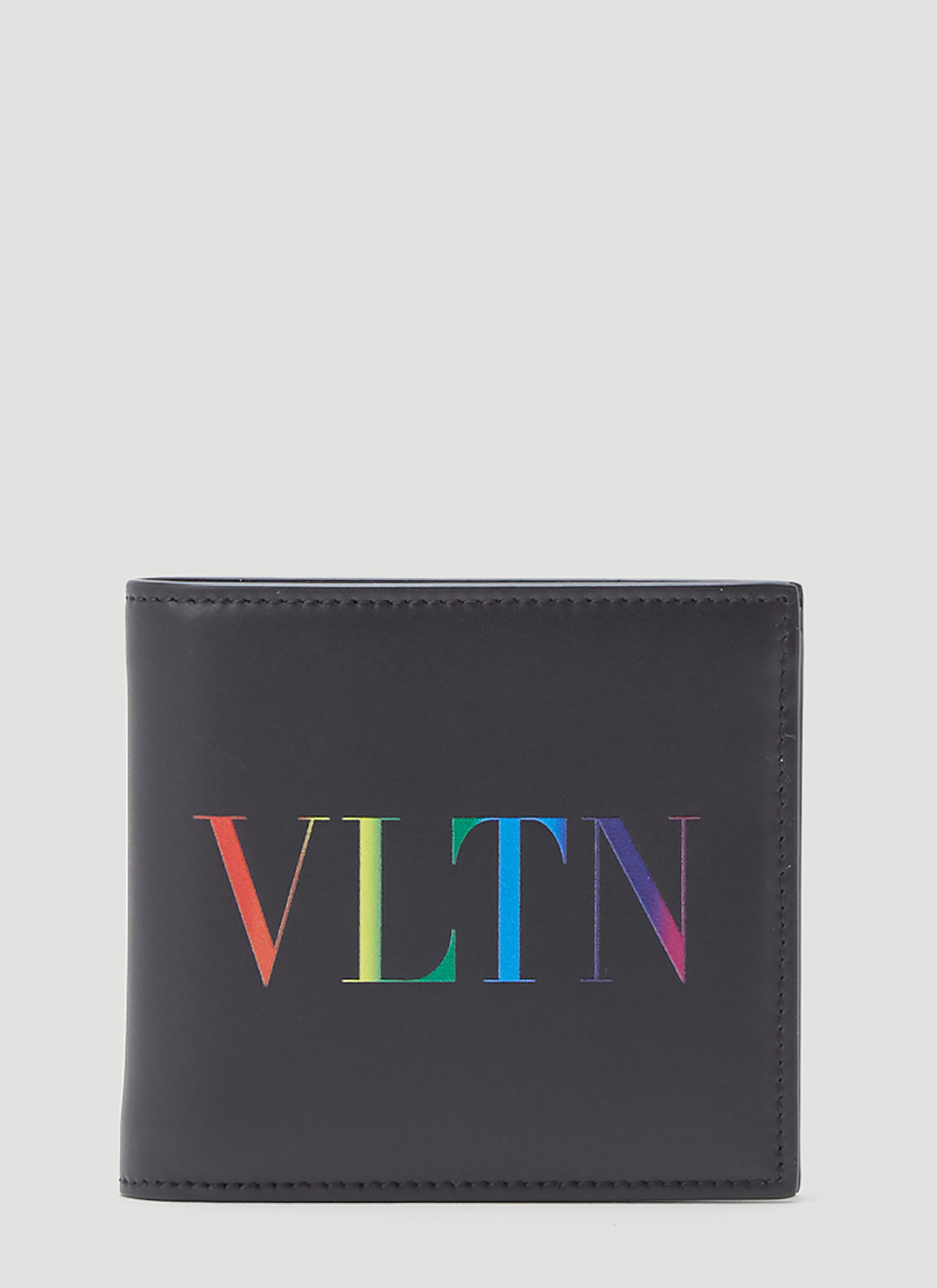 Valentino VLTN Bi Fold Wallet in Black LN CC