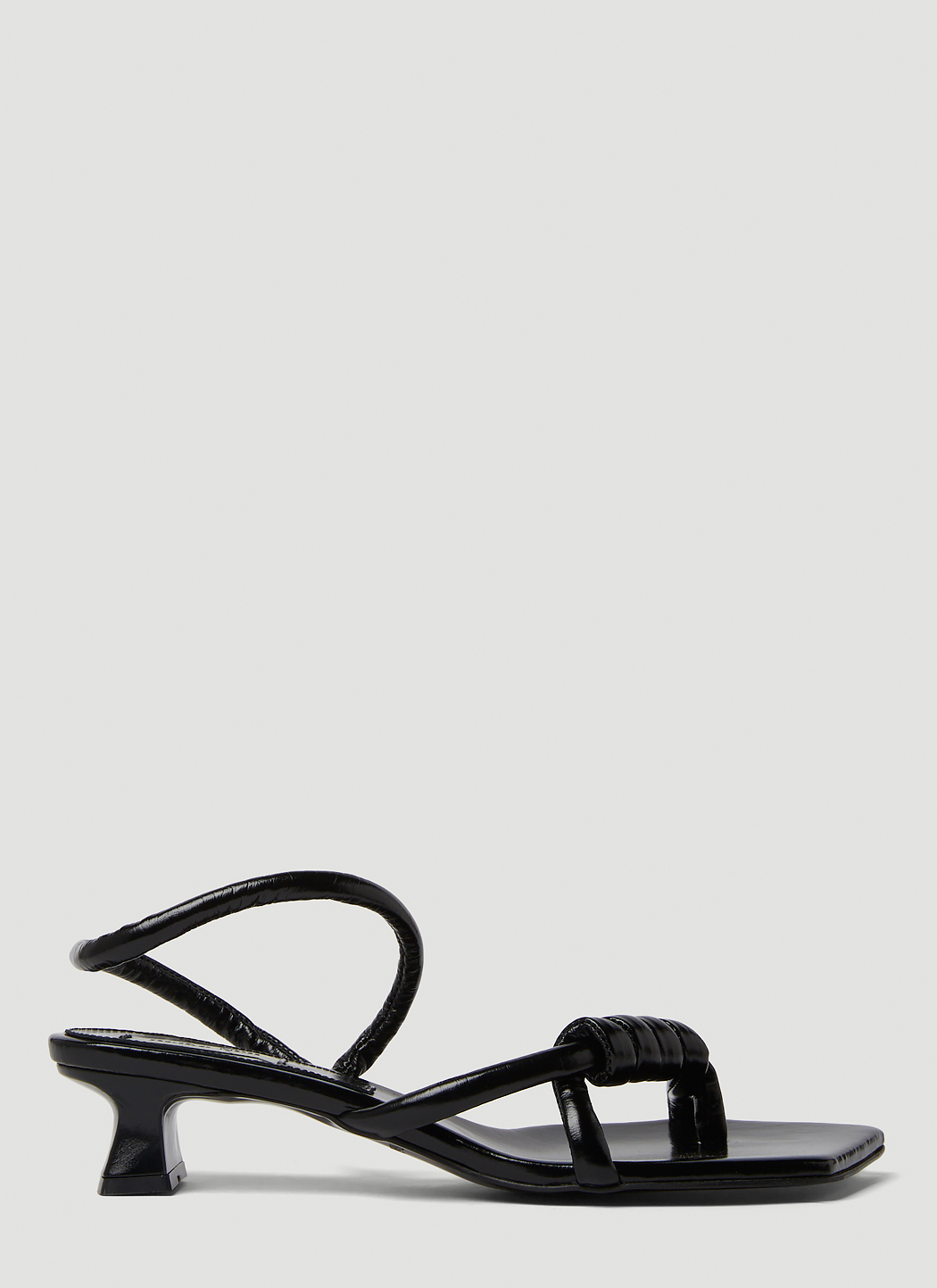 Reike Nen Noodle Knot Heeled Sandals in Black LN CC