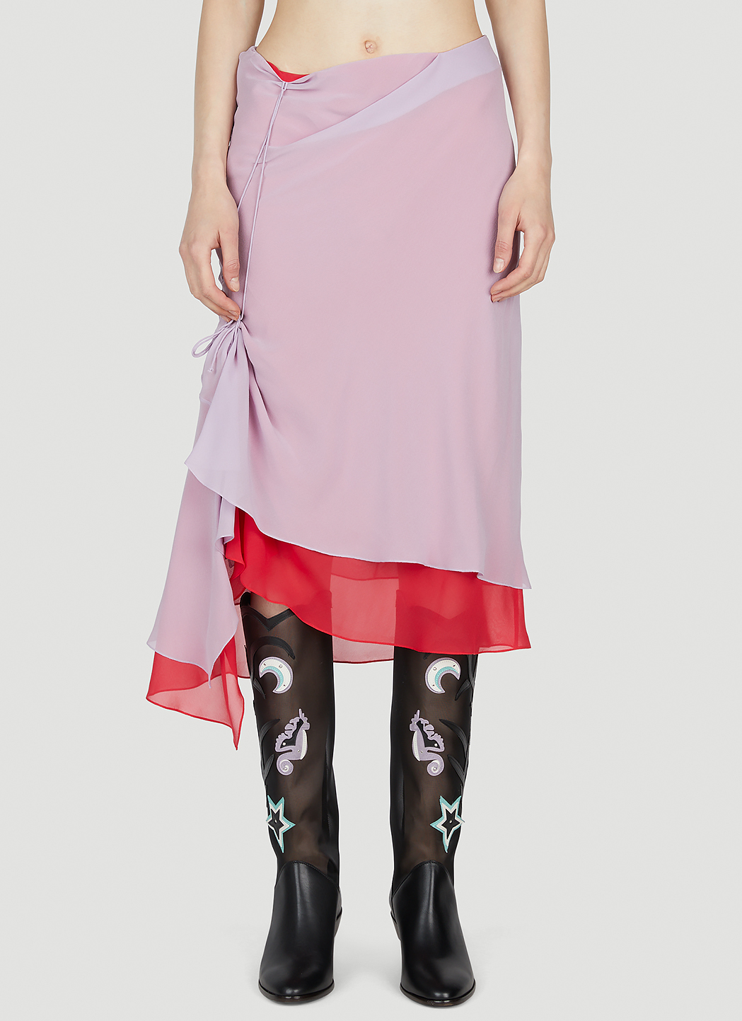 Kiko Kostadinov Mirka Layered Skirt | Smart Closet