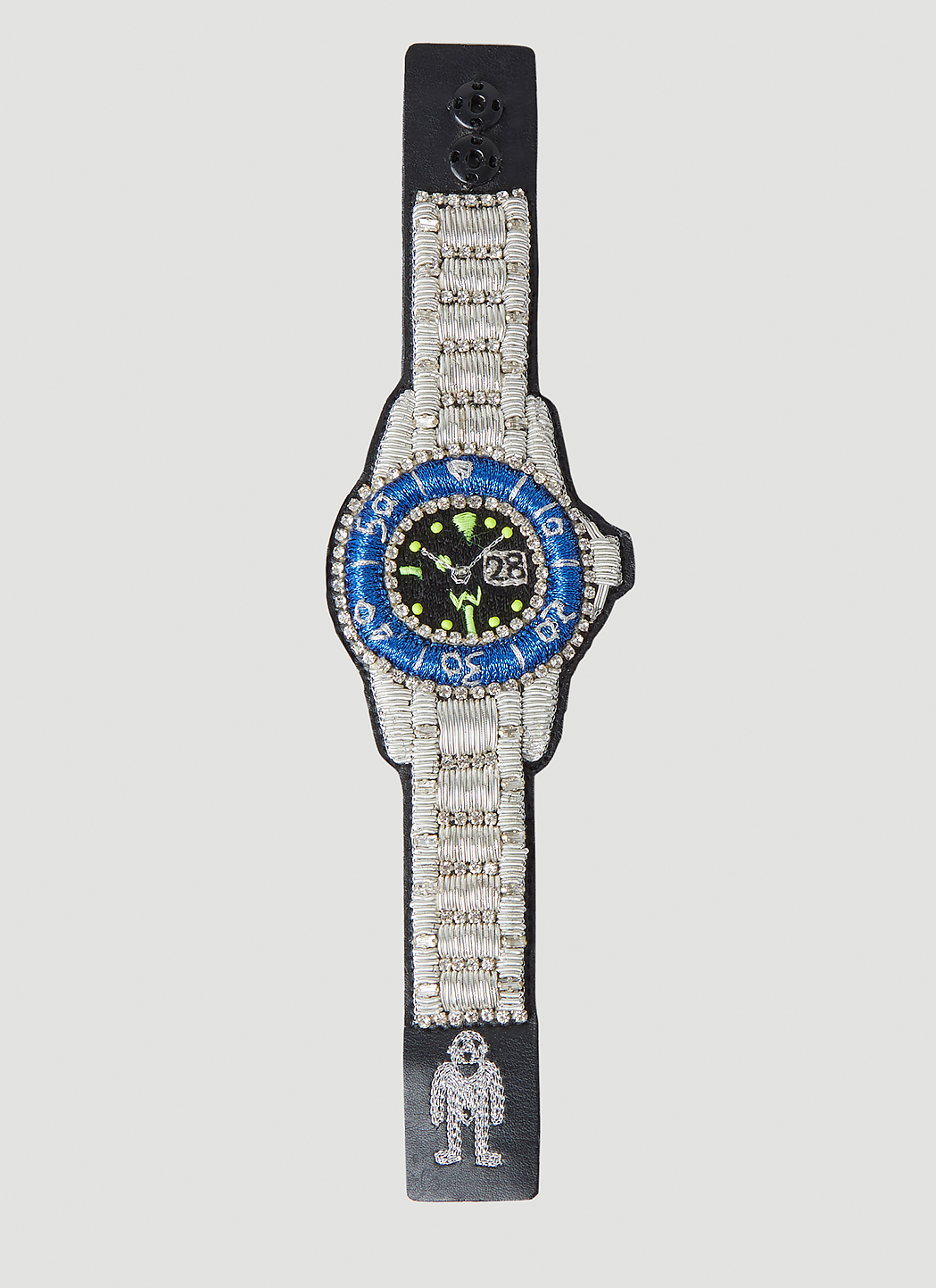 Walter Van Beirendonck Diving Watch Bracelet in Silver | LN-CC®