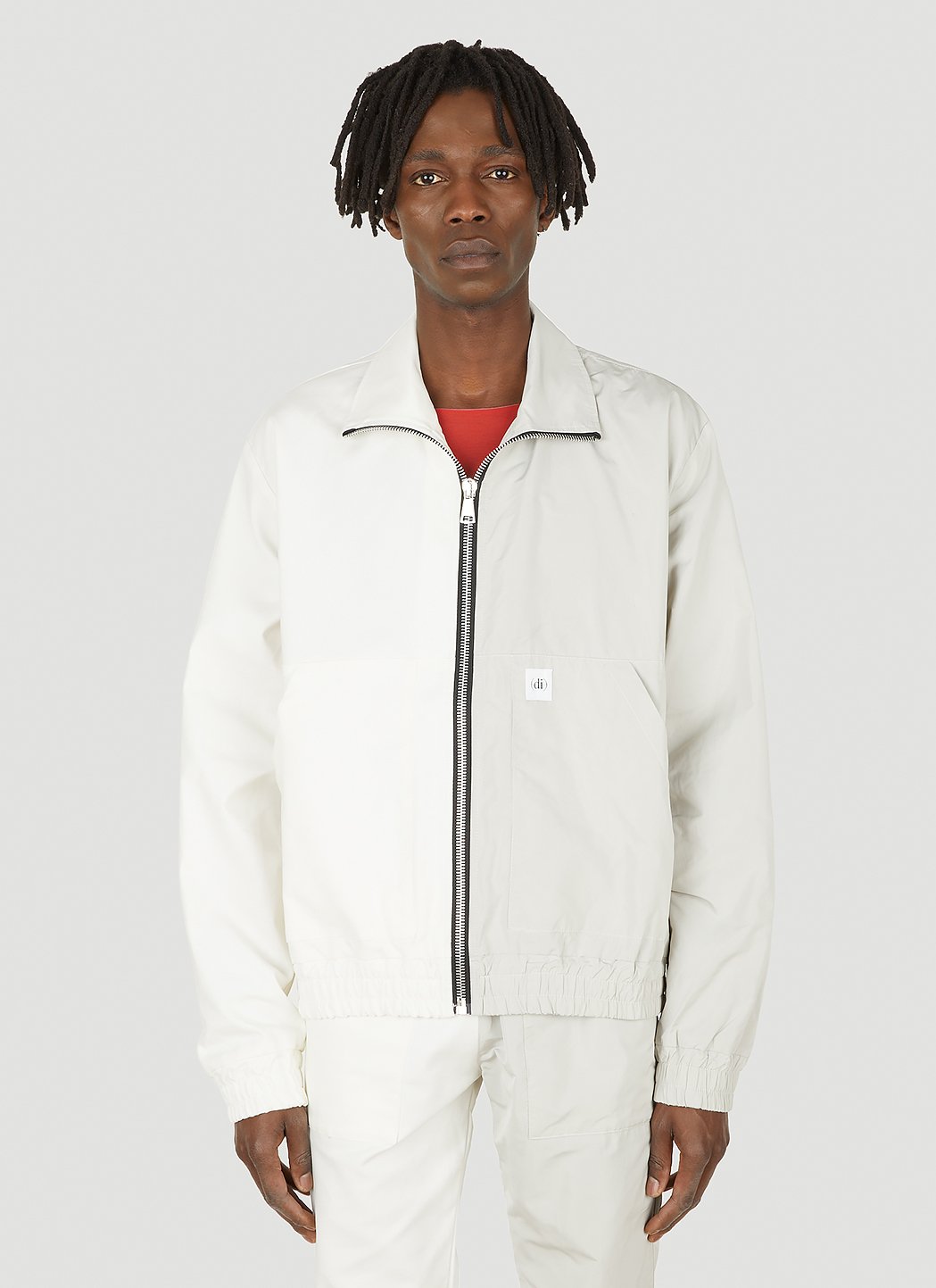 Di)vision Unisex Split Track Jacket in Light Grey | LN-CC®