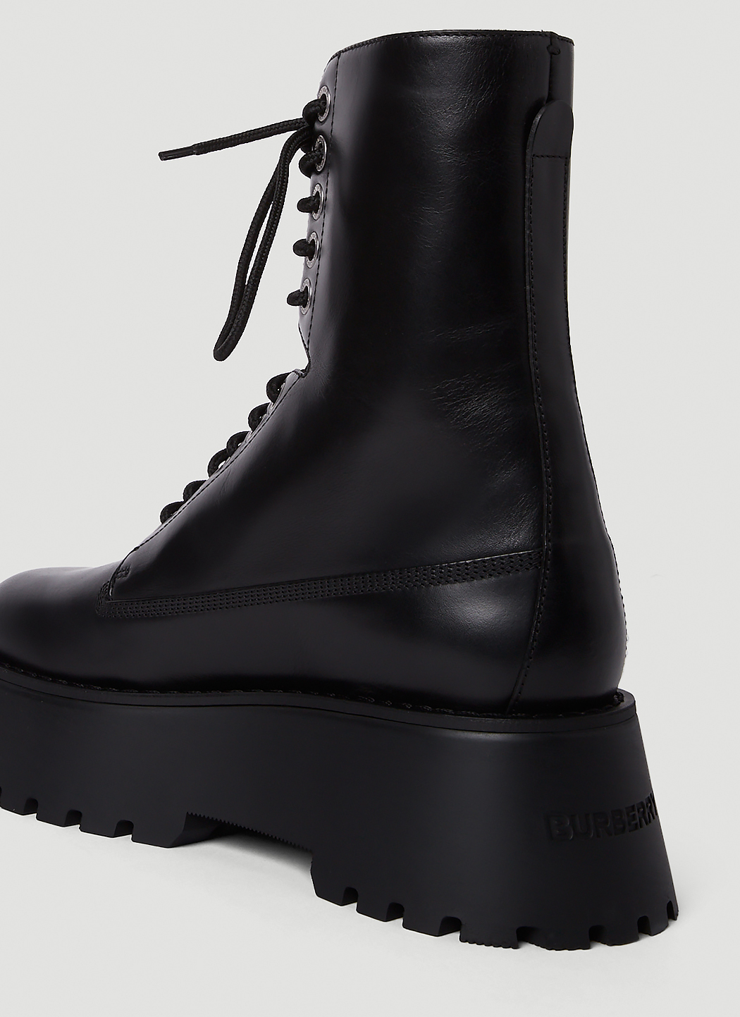 Burberry best sale combat boots