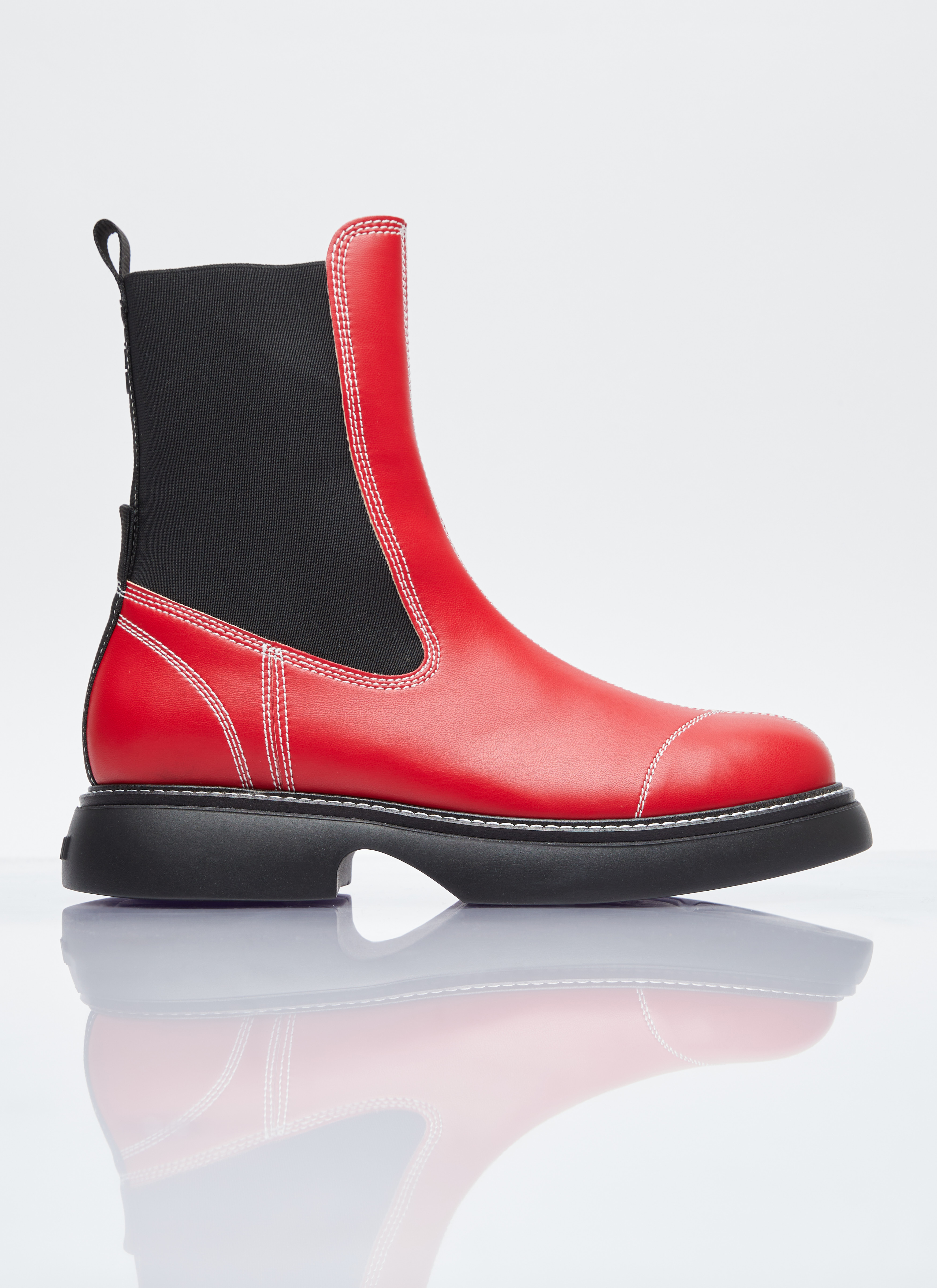 Celine red outlet boots