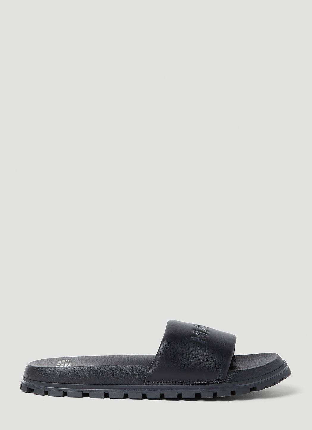 Newest Marc Jacobs logo-print ridged sliders 8