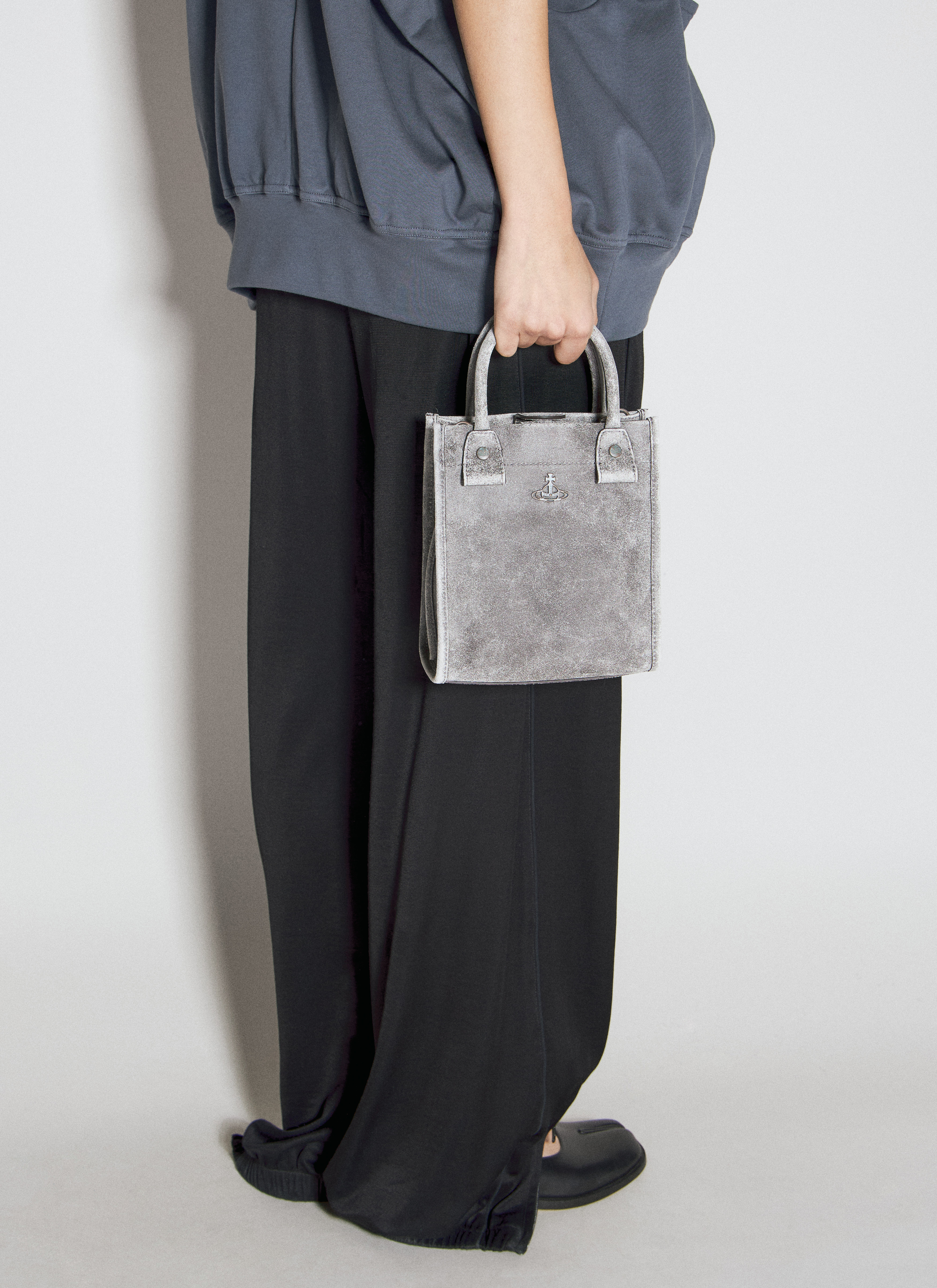 Vivienne Westwood Women's Teddy Small Handbag in Grey | LN-CC®