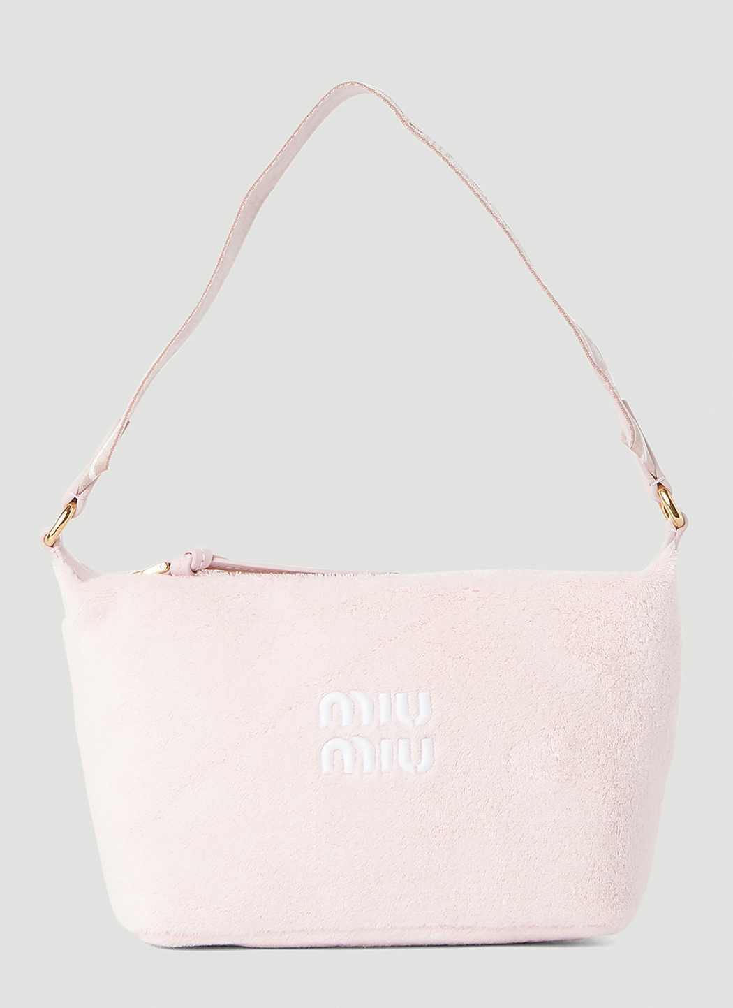 miu miu terry cloth bag