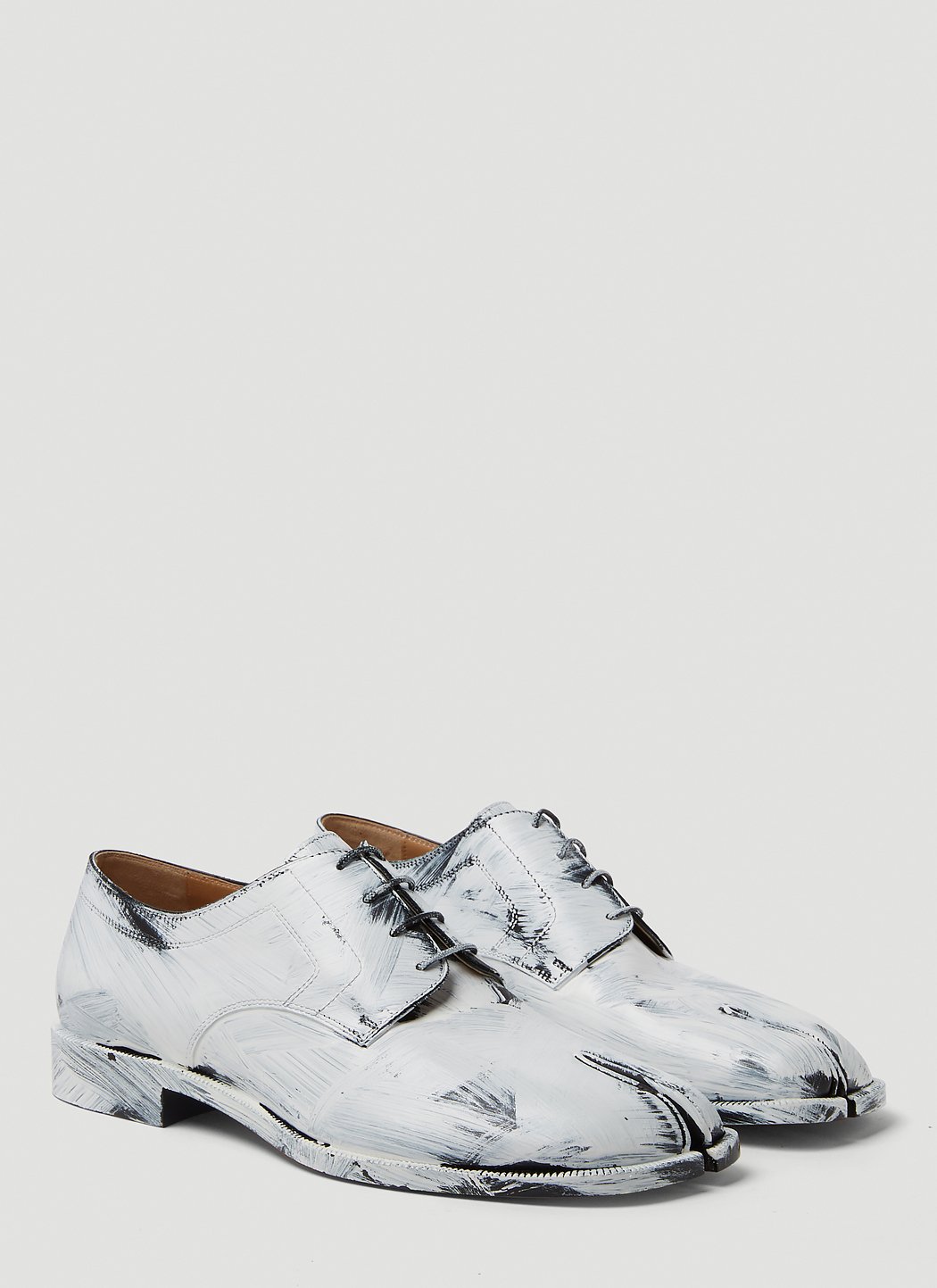 Maison Margiela Tabi Painted Lace-up Shoes | Smart Closet