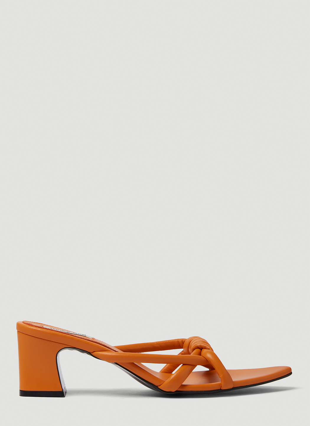 Reike Nen Noodle Knot Heeled Sandals in Orange LN CC