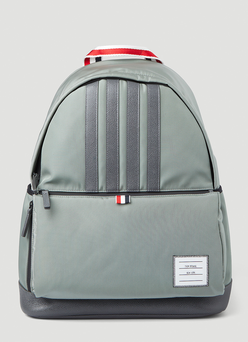 Thom Browne Four Stripe Backpack in Grey LN CC