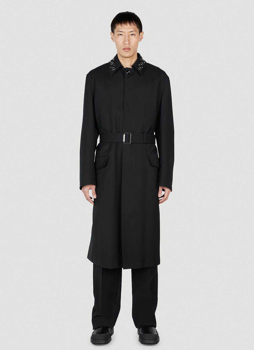 Alexander mcqueen trench coat on sale