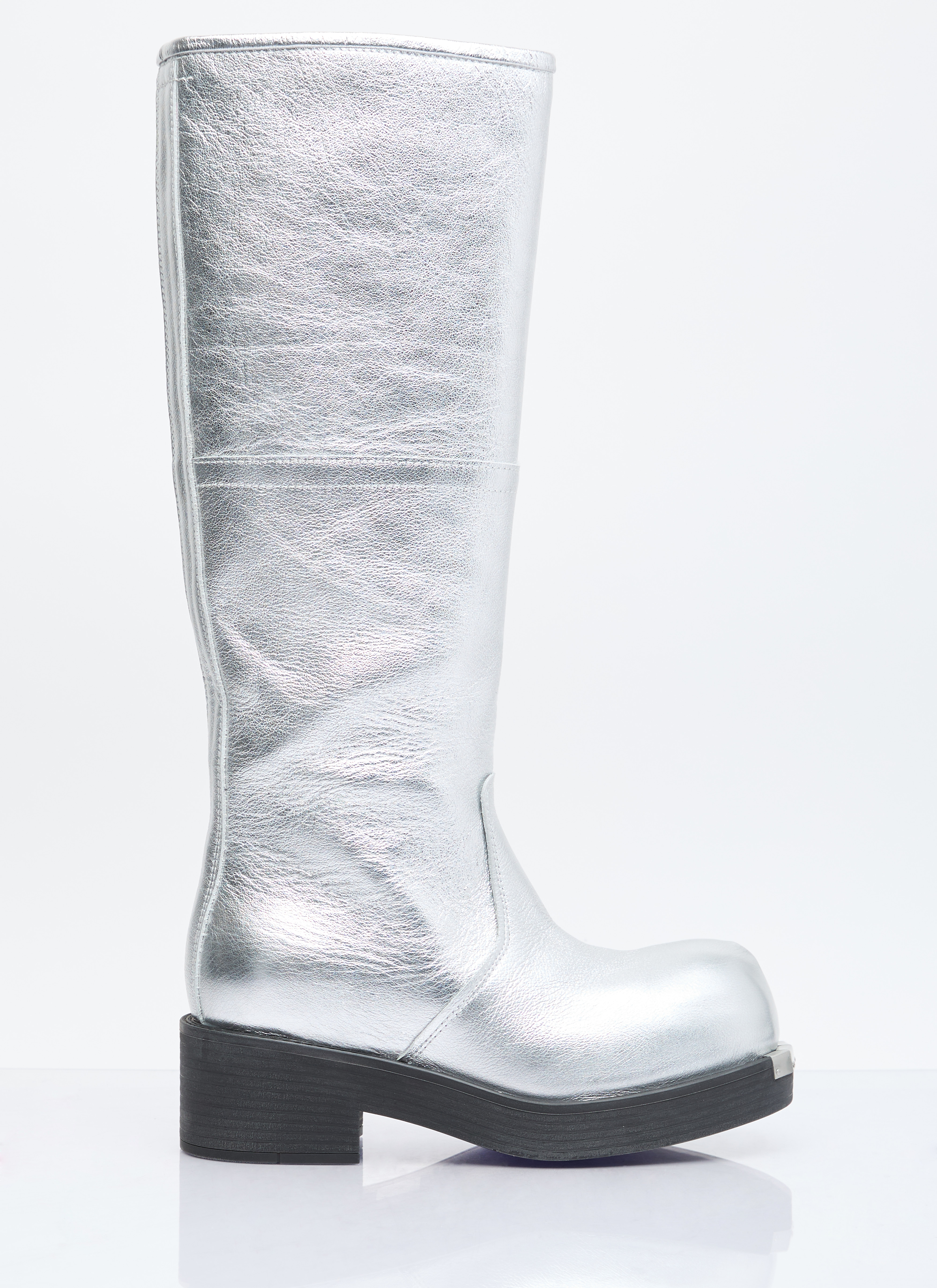 Silver deals costume boots