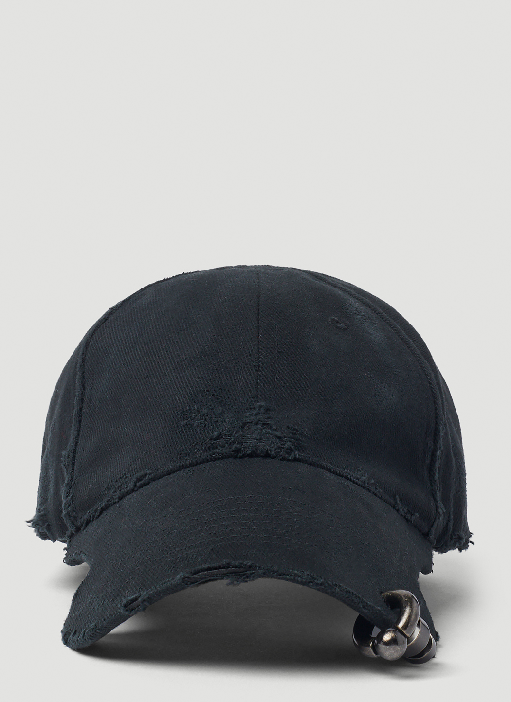 Balenciaga Men's Piercing Baseball Cap in Black | LN-CC®