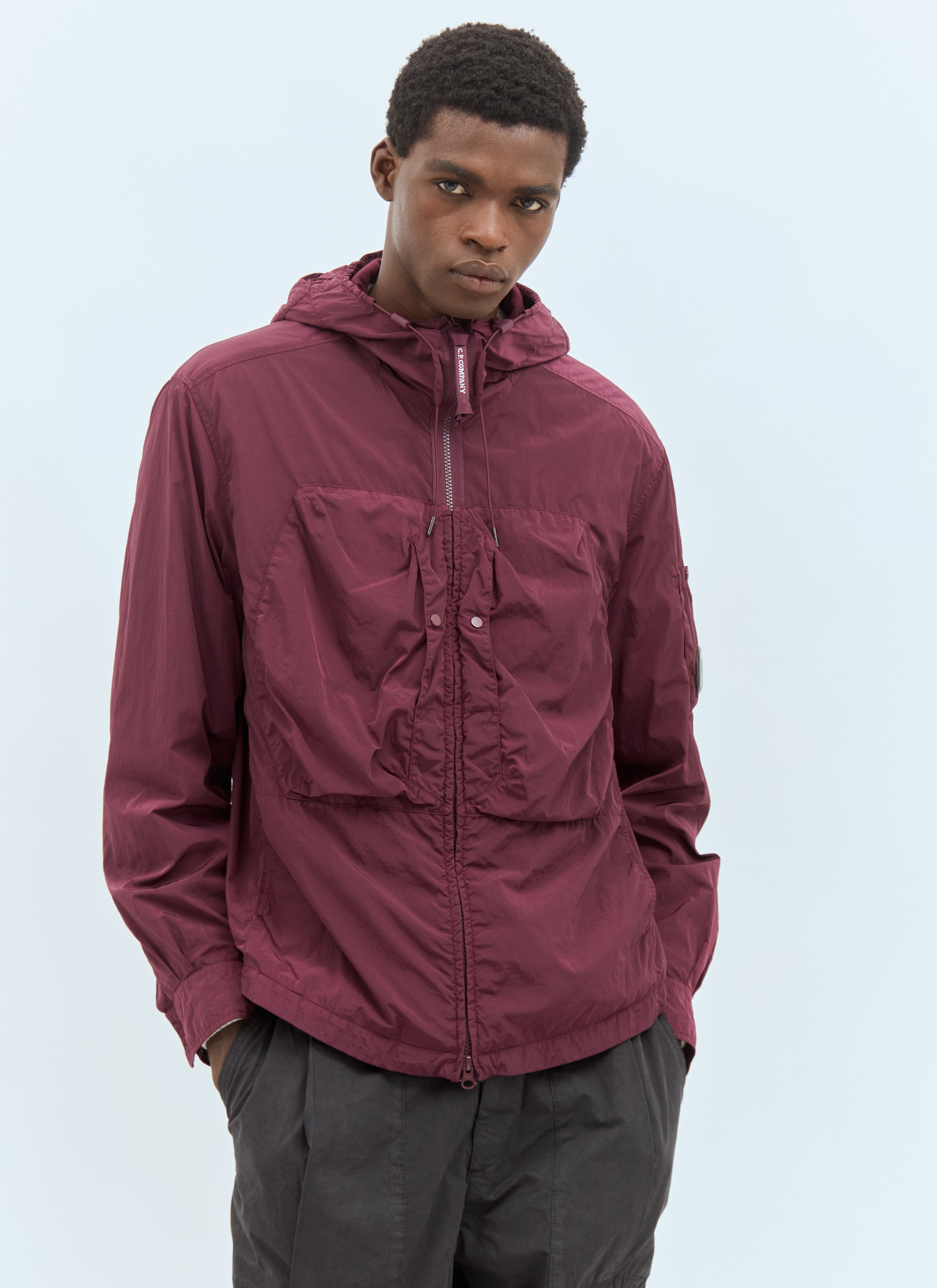 C.P. Company Men s Hooded Overshirt Jacket in Purple LN CC