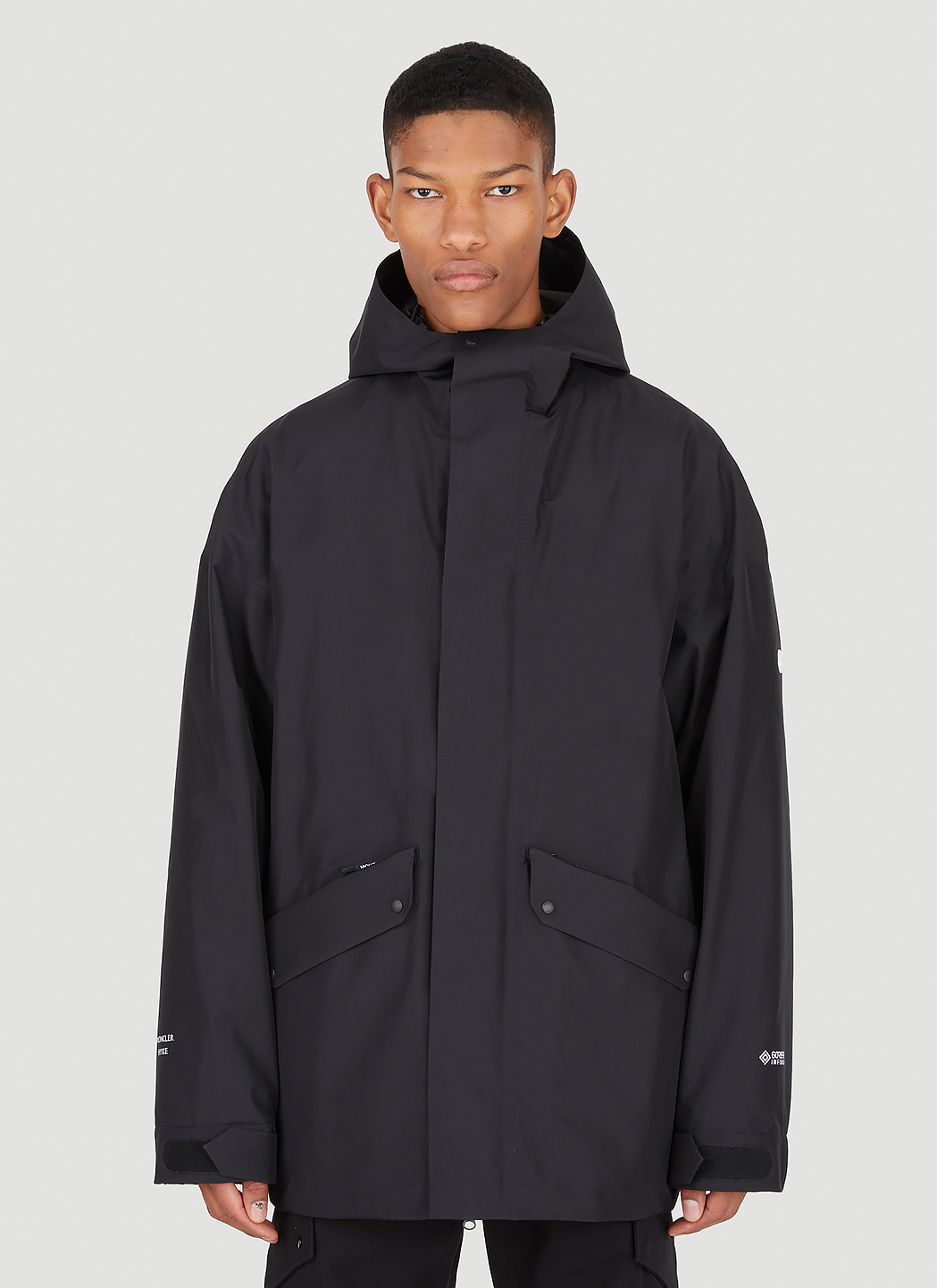 4 Moncler Hyke Hooded Languard Jacket in Blue | LN-CC®