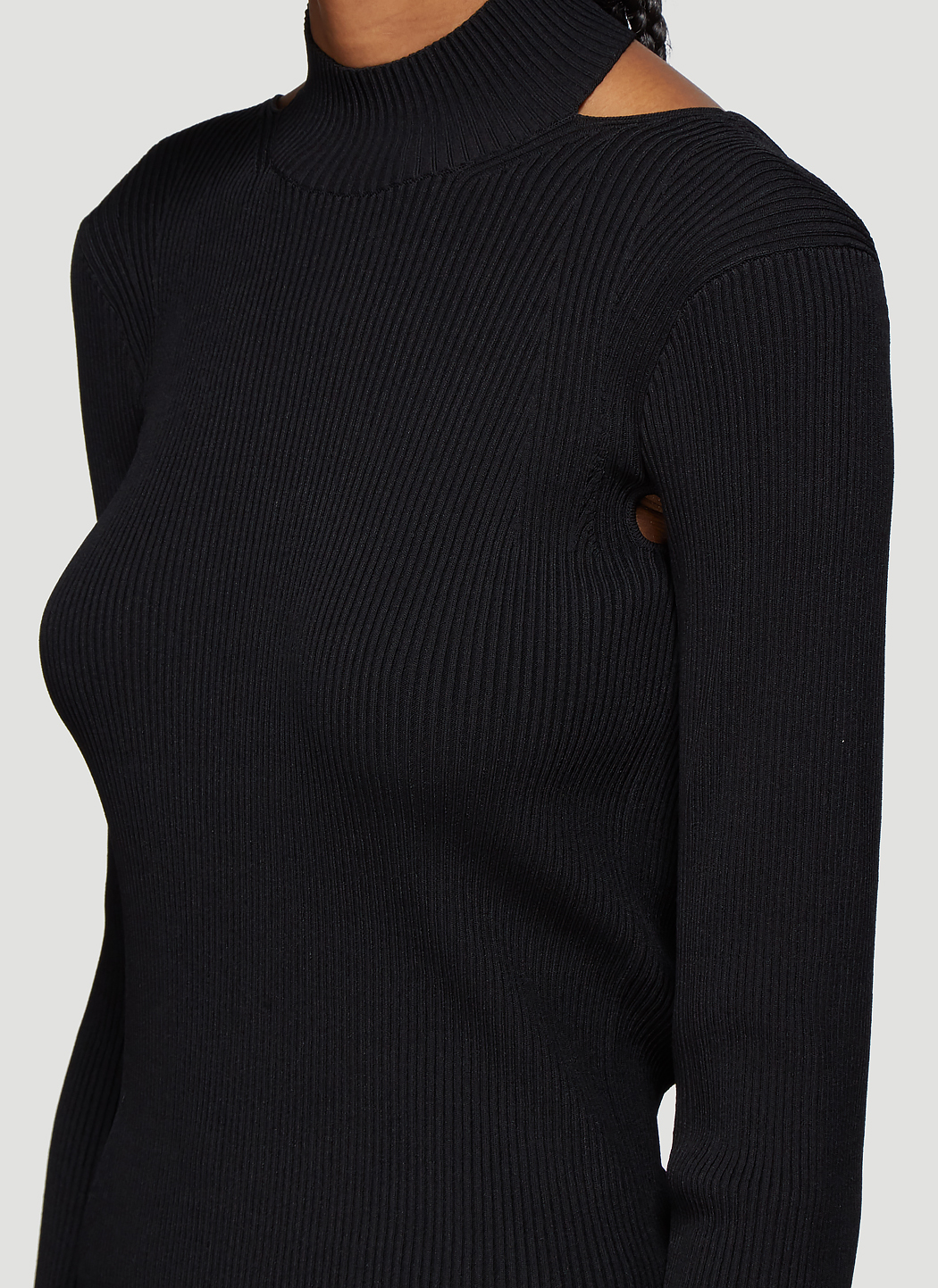 Open Back Sweater in Black | LN-CC