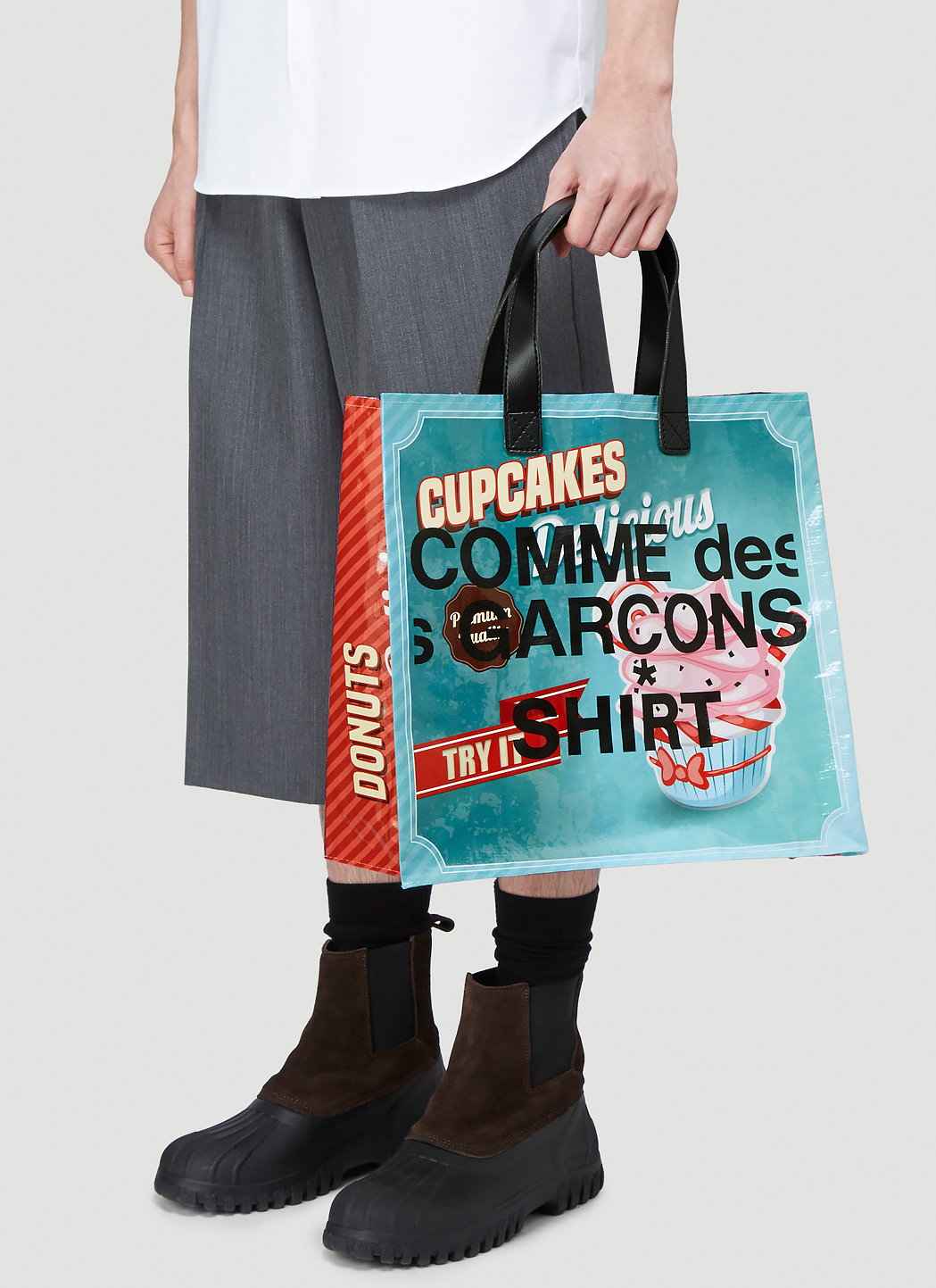 commes des garcons shirt bag