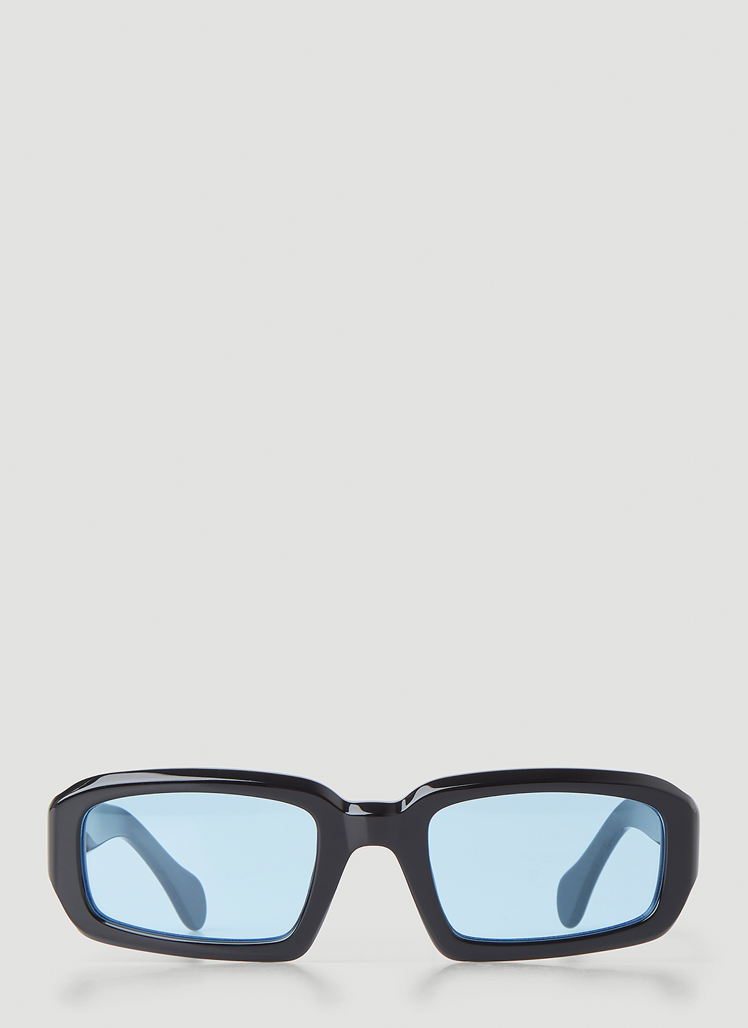 Mektoub Rectangular Sunglasses, Black | The Webster