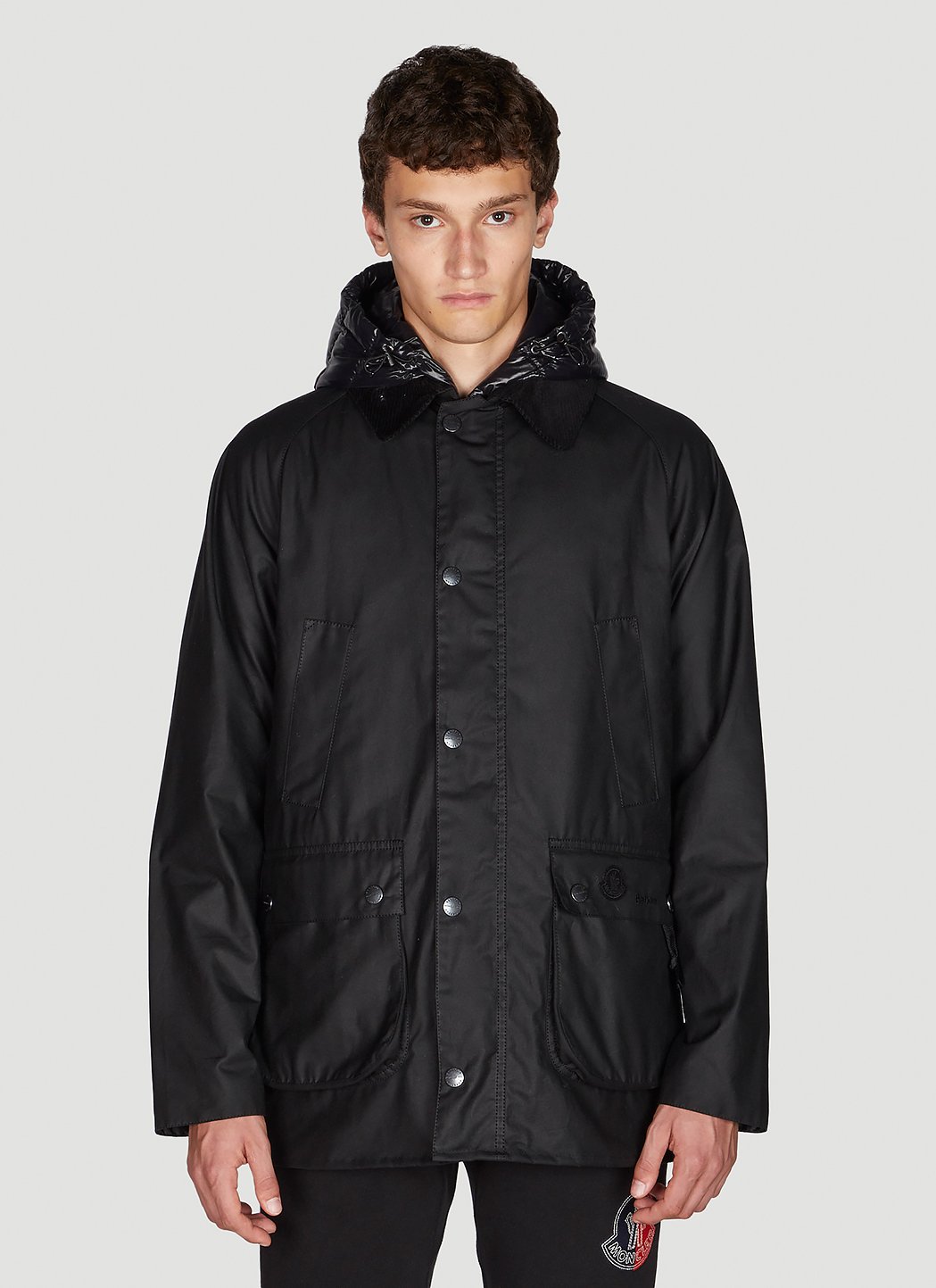 2 Moncler 1952 x Barbour Jacket in Black | LN-CC