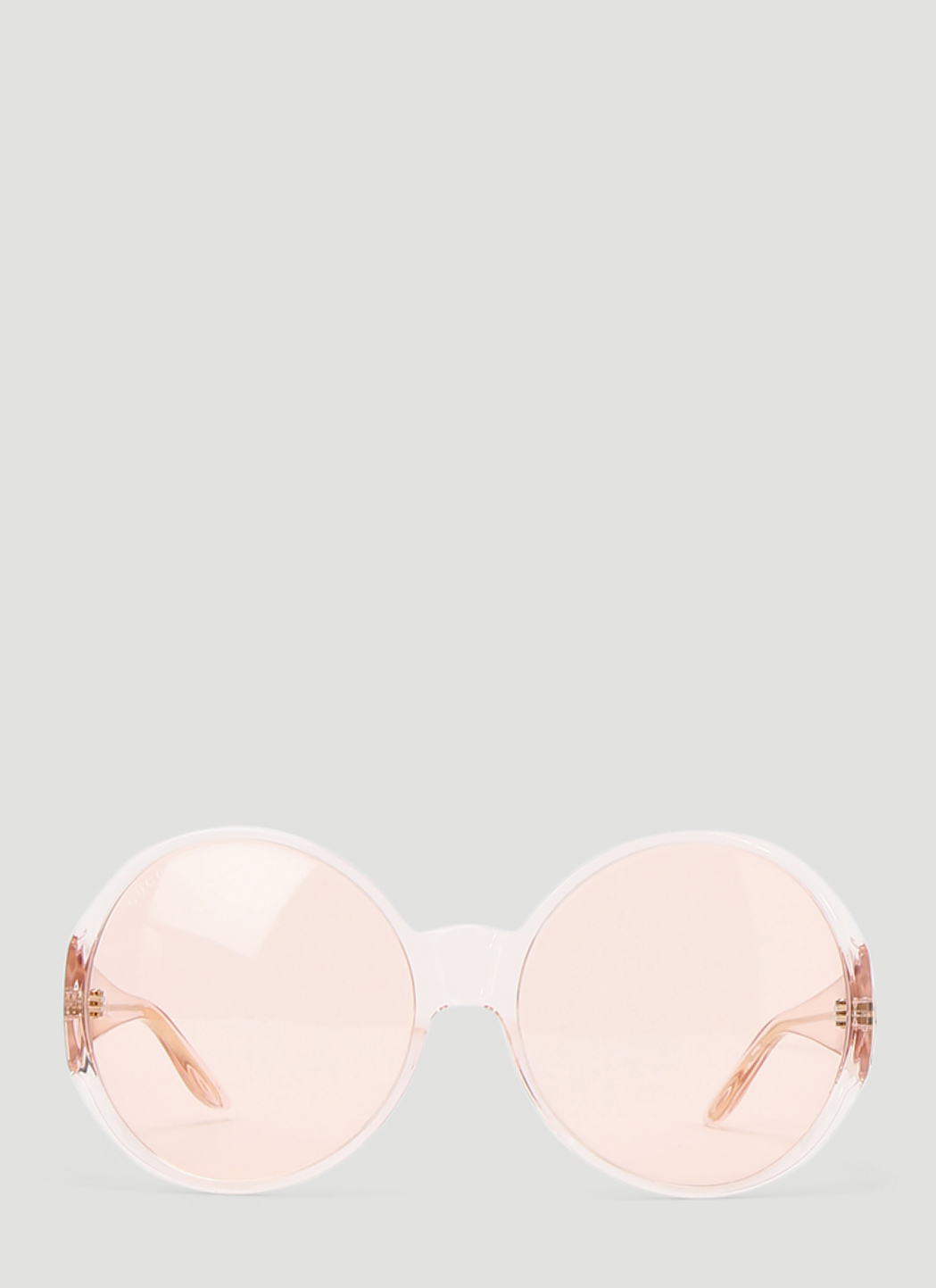 Gucci Oversized Round Frame Sunglasses In Pink Ln Cc 8404