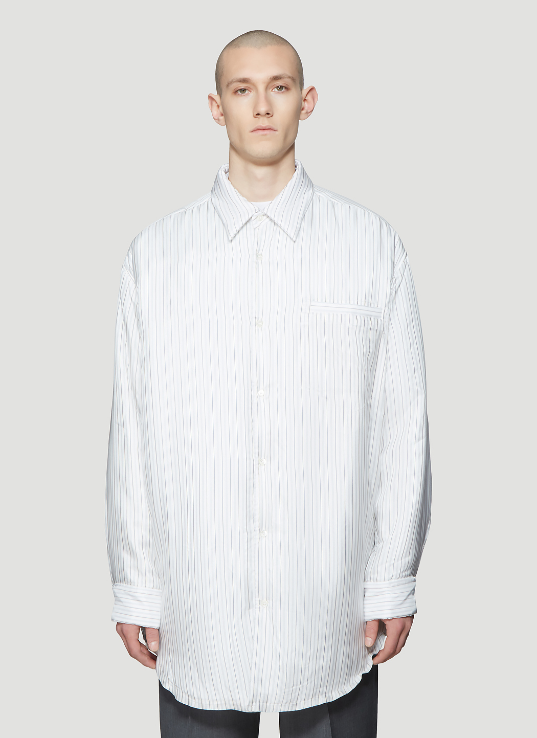 Maison Margiela Men's Padded Shirt in White | LN-CC®